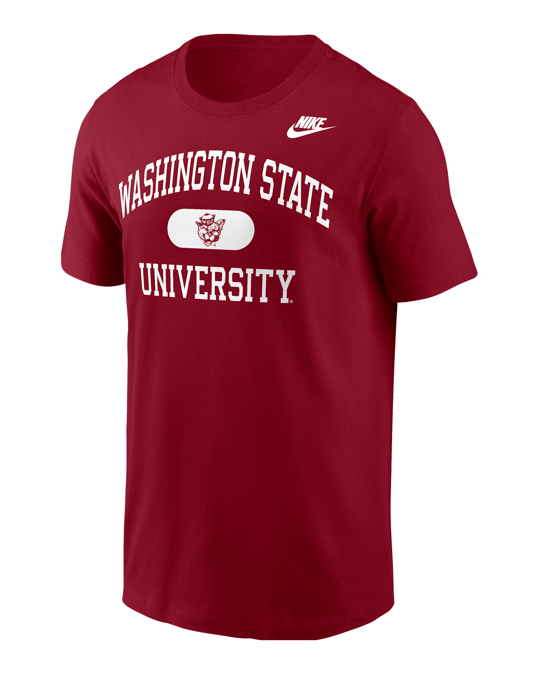 Washington State Cougars Men's Nike College T-Shirt - Team Crimson