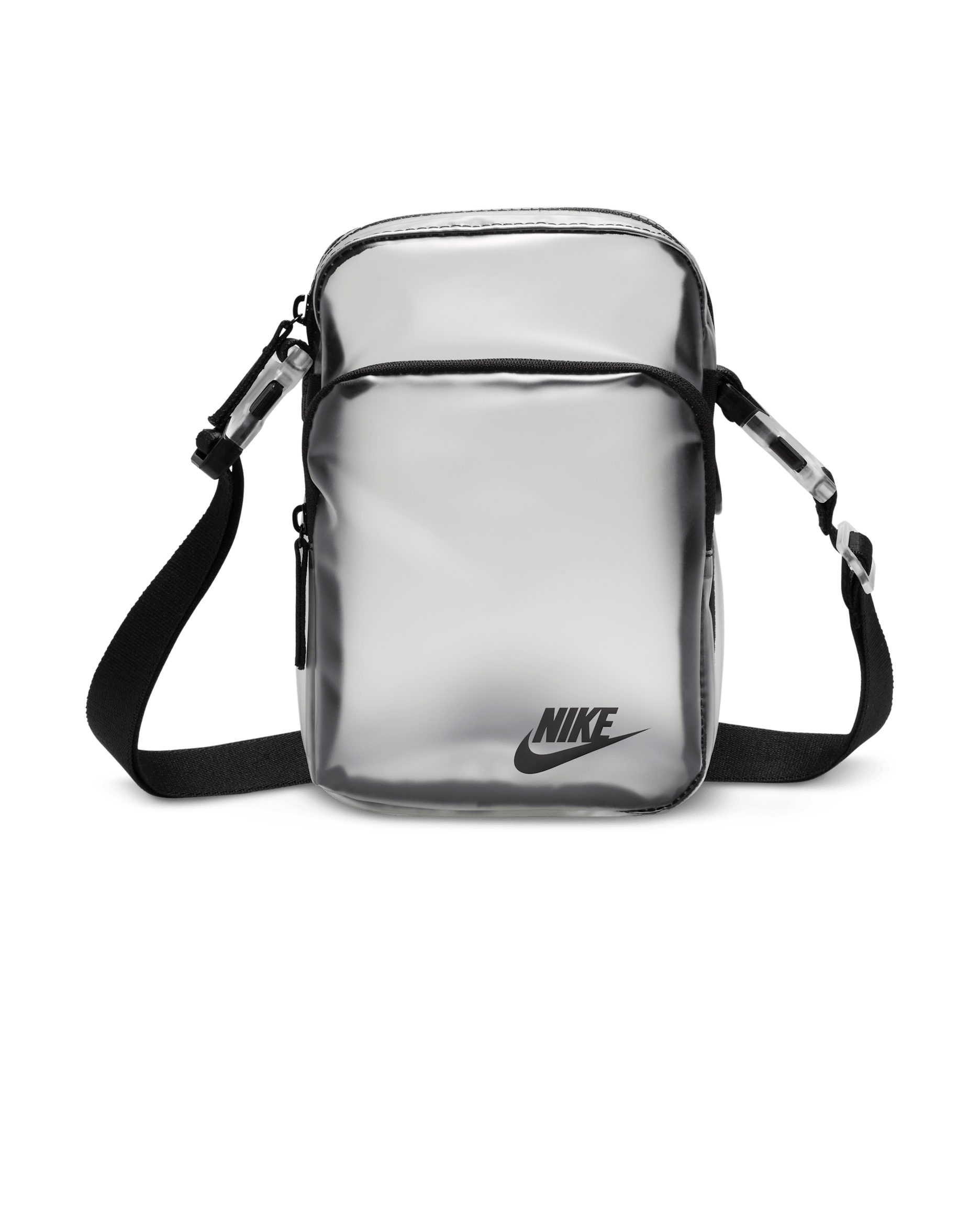 กระเป๋าพาดลําตัว Nike Heritage Crystal (4 ล.) - Clear/ดำ/ดำ