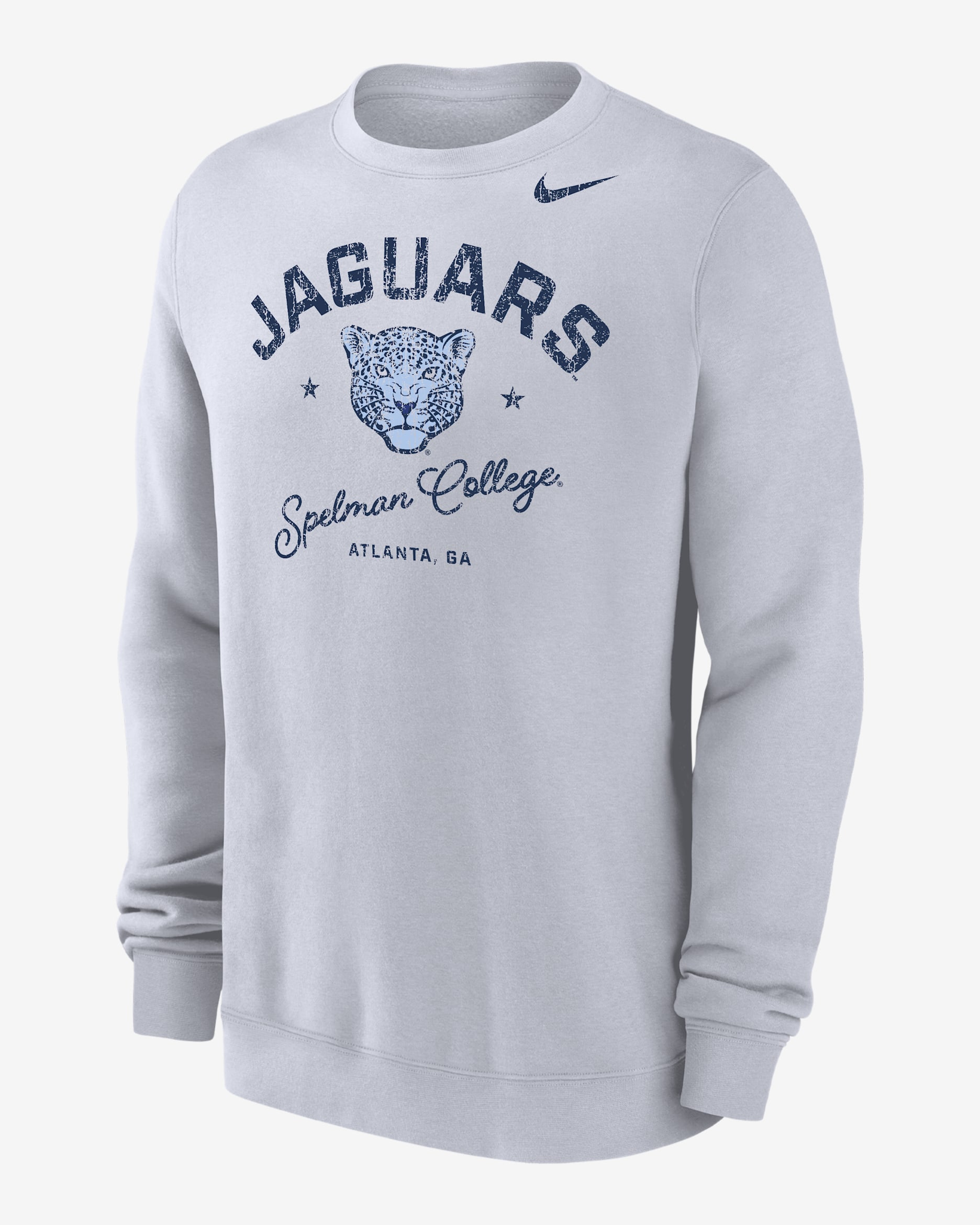 Nike Club Fleece College (Spelman College) Men’s Crew-Neck Sweatshirt - White