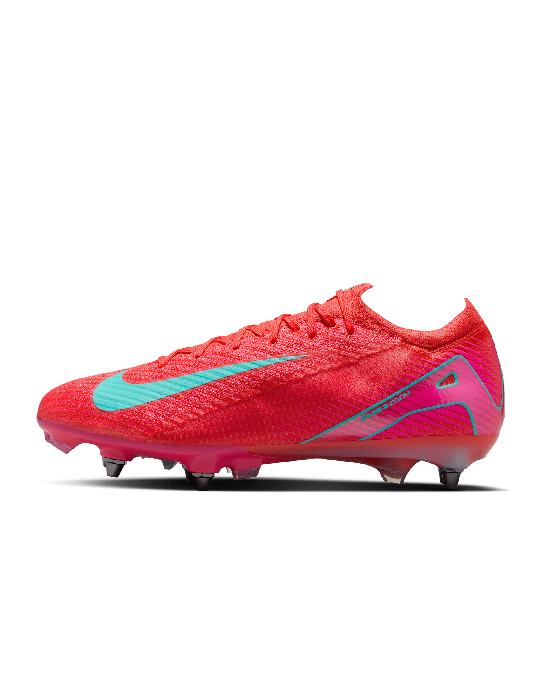 Nike Mercurial Vapor 16 Elite Soft-Ground Low-Top Football Boot - Ember Glow/Aurora Green