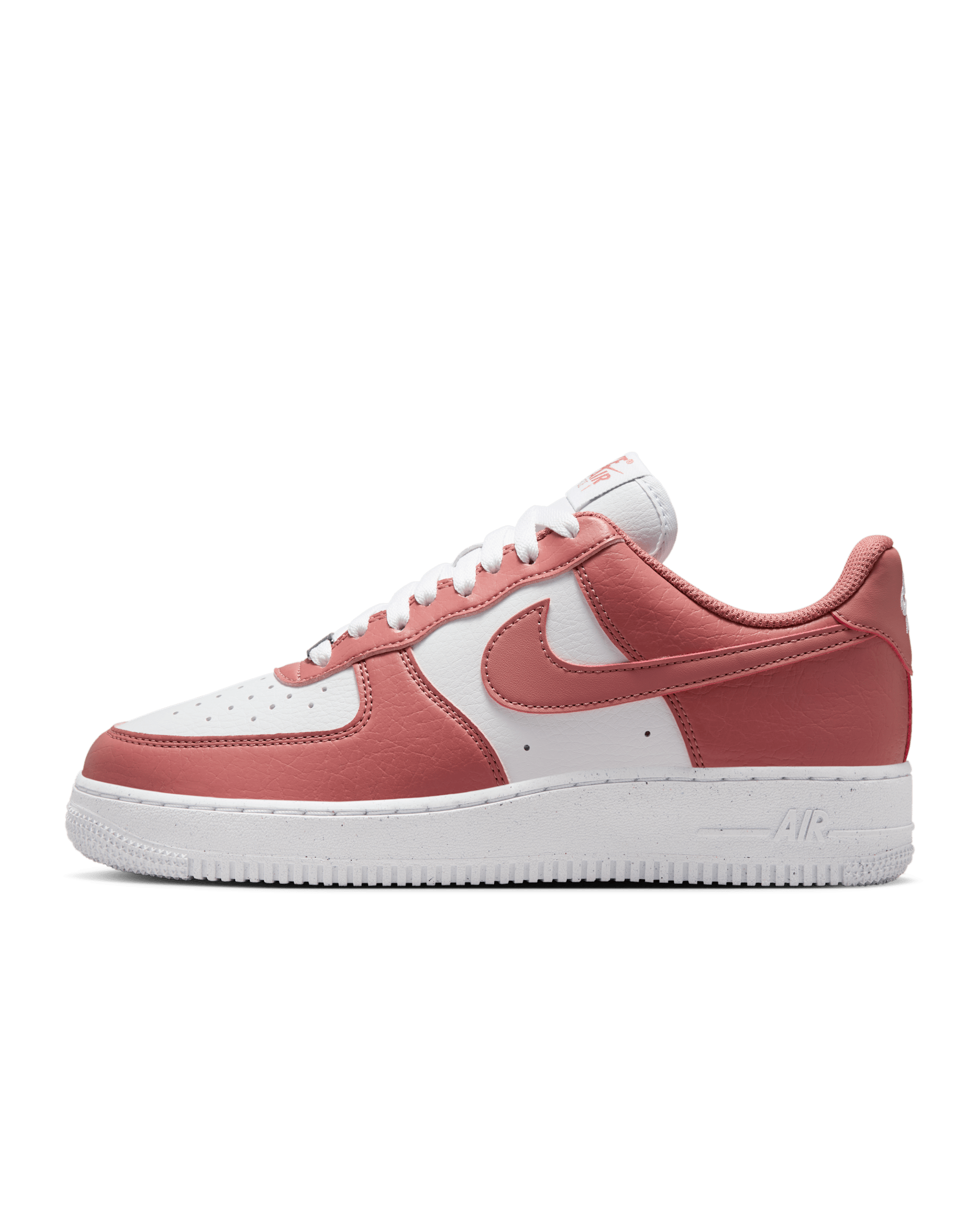 Nike Air Force 1 '07 Next Nature Women's Shoes - White/Metallic Silver/Canyon Pink