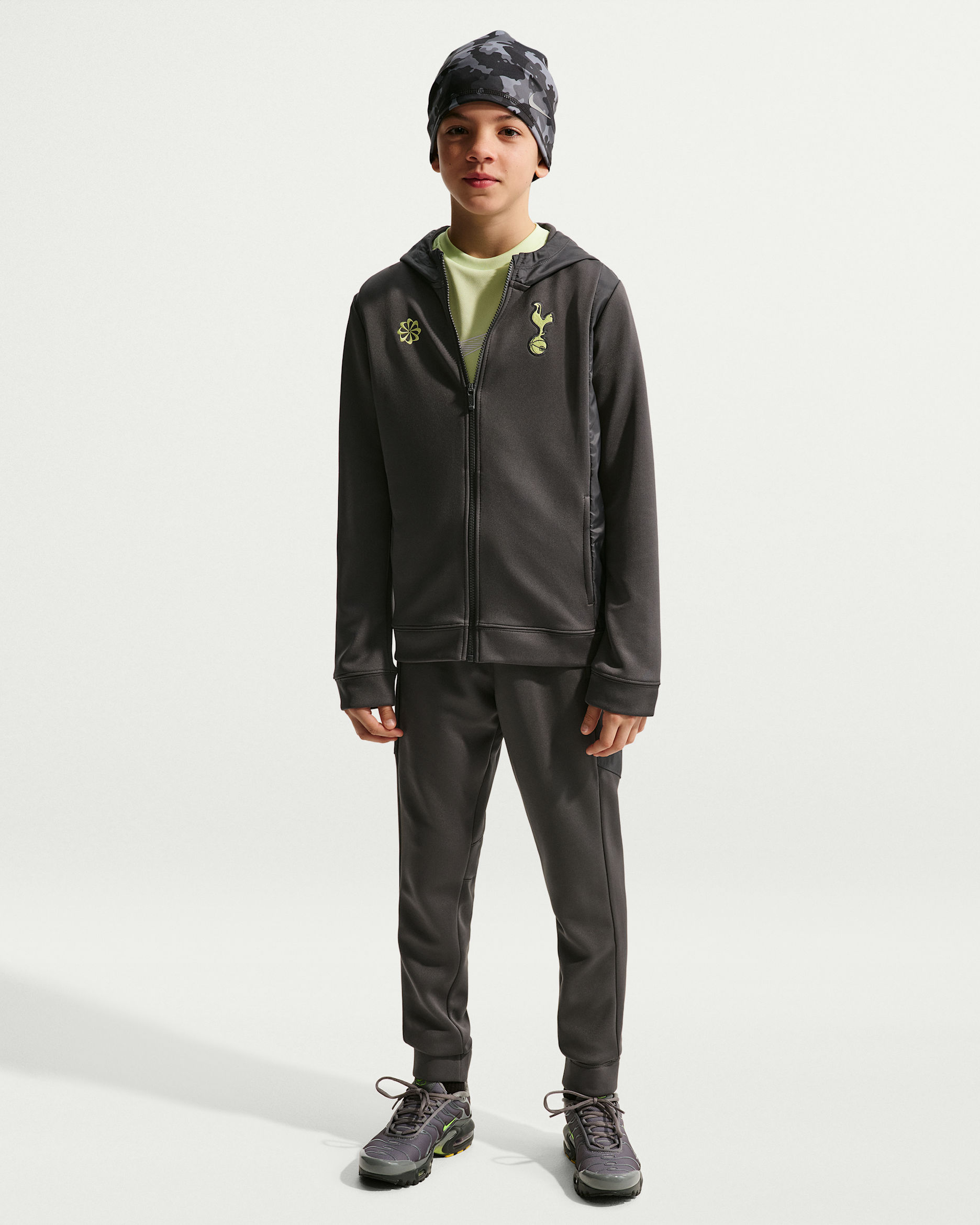 Tottenham Hotspur SE Older Kids' Nike Football Woven Tracksuit - Anthracite/Cyber Teal/Cyber