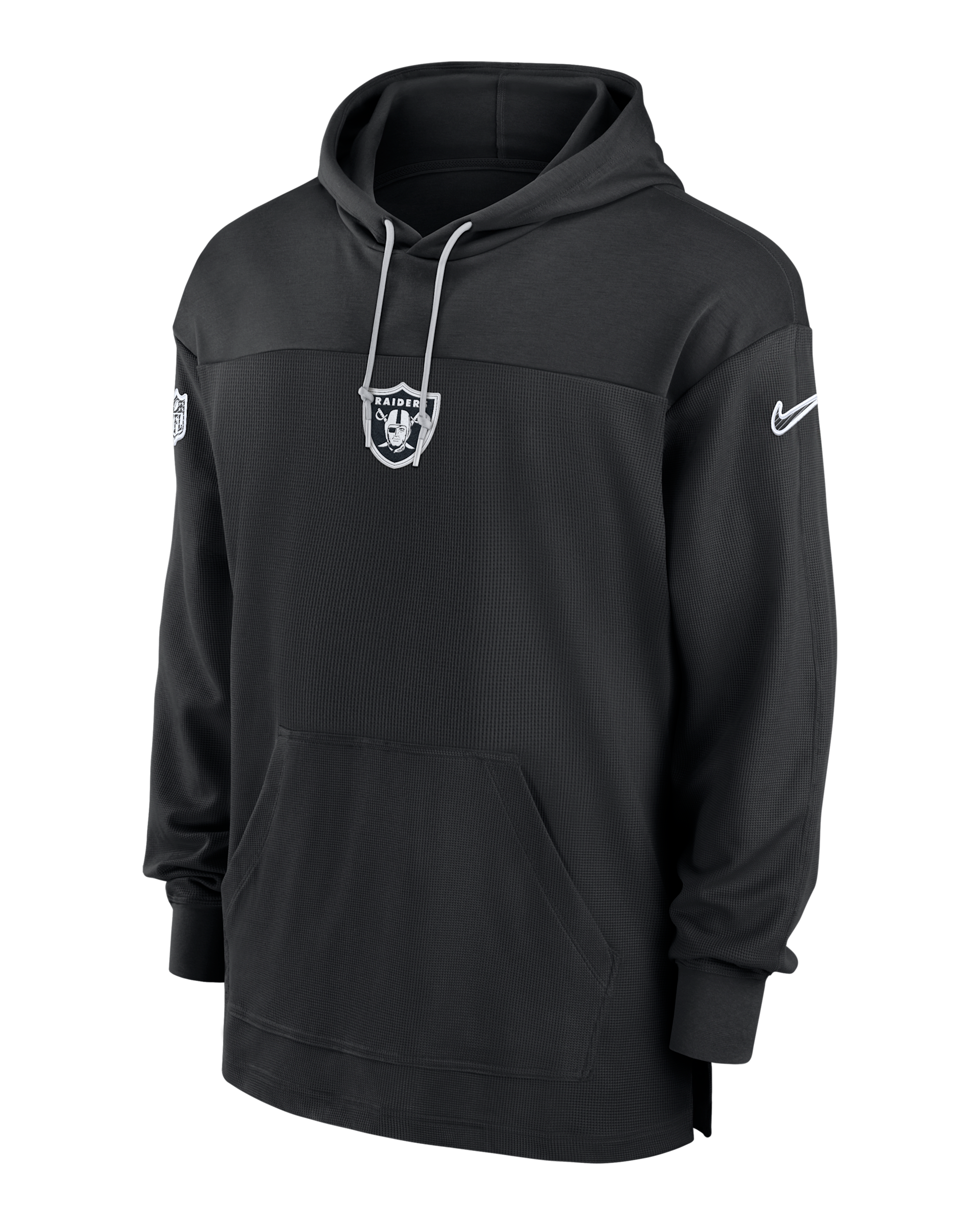 Las Vegas Raiders Sideline Jersey Men's Nike Dri-FIT NFL Pullover Hoodie - Black