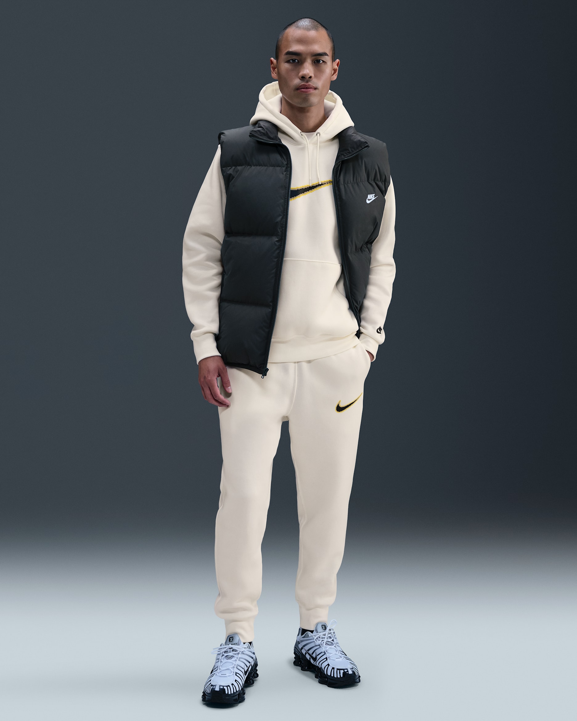 Nike Sportswear Club Men's Fleece Joggers - Sail/Sail/Black