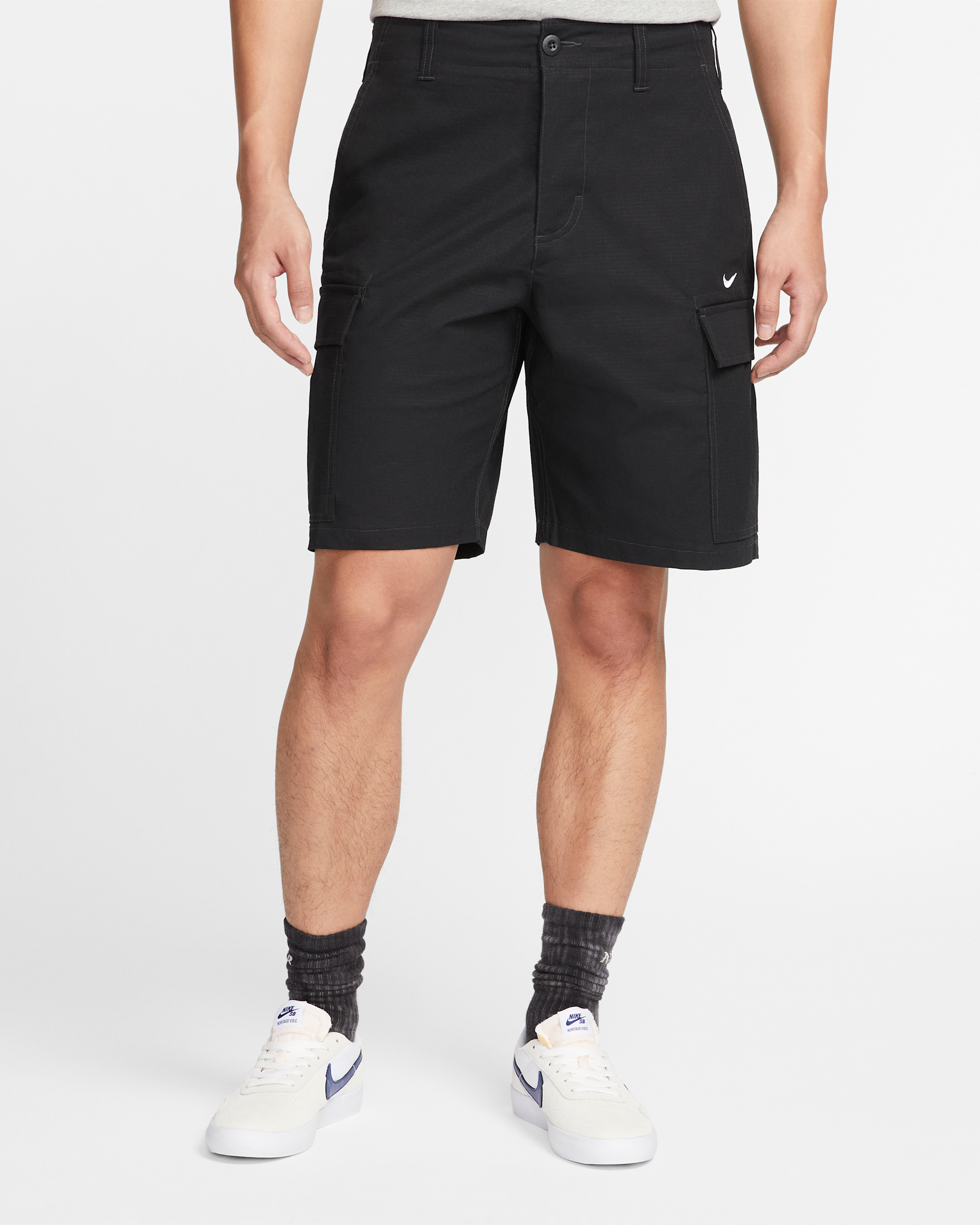 Nike SB Skate Cargo Shorts - Black/White