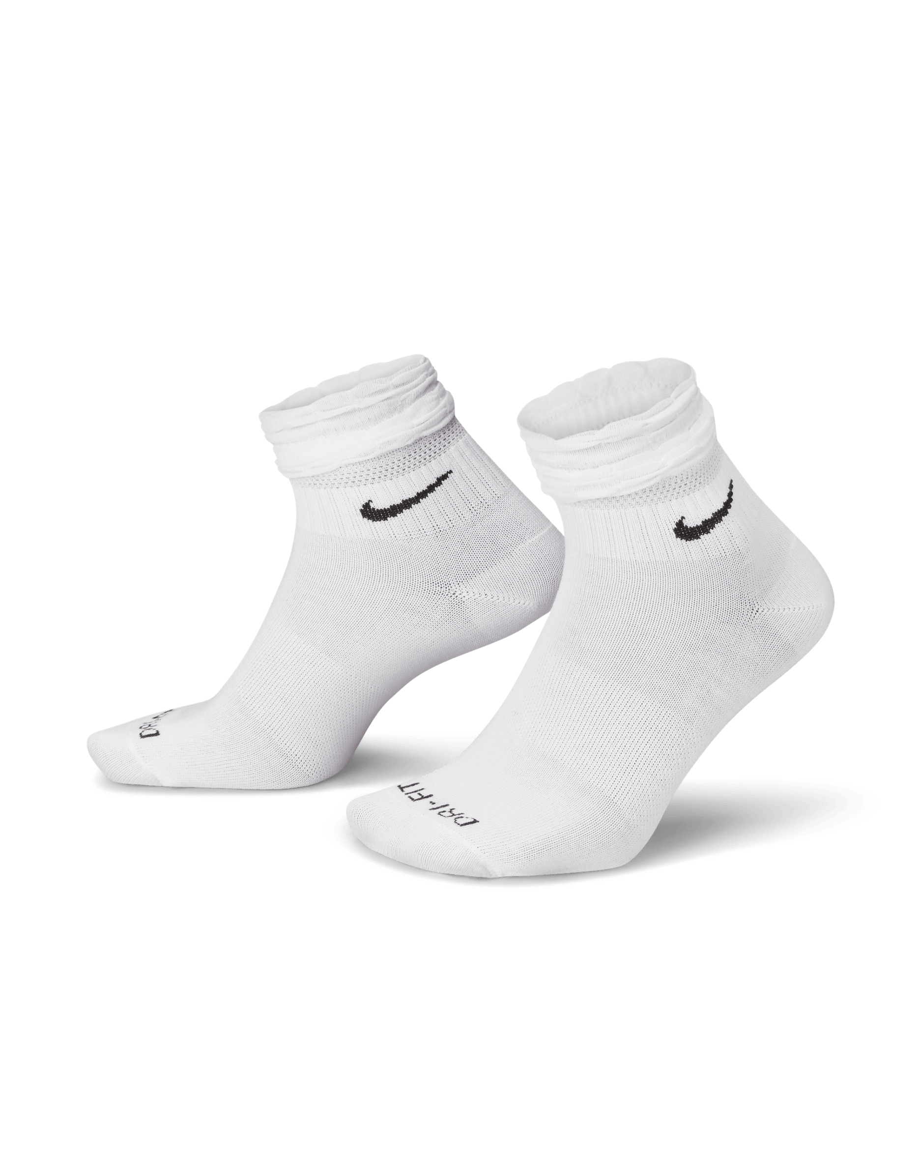 Calcetines de entrenamiento al tobillo Nike Everyday - Blanco/Negro