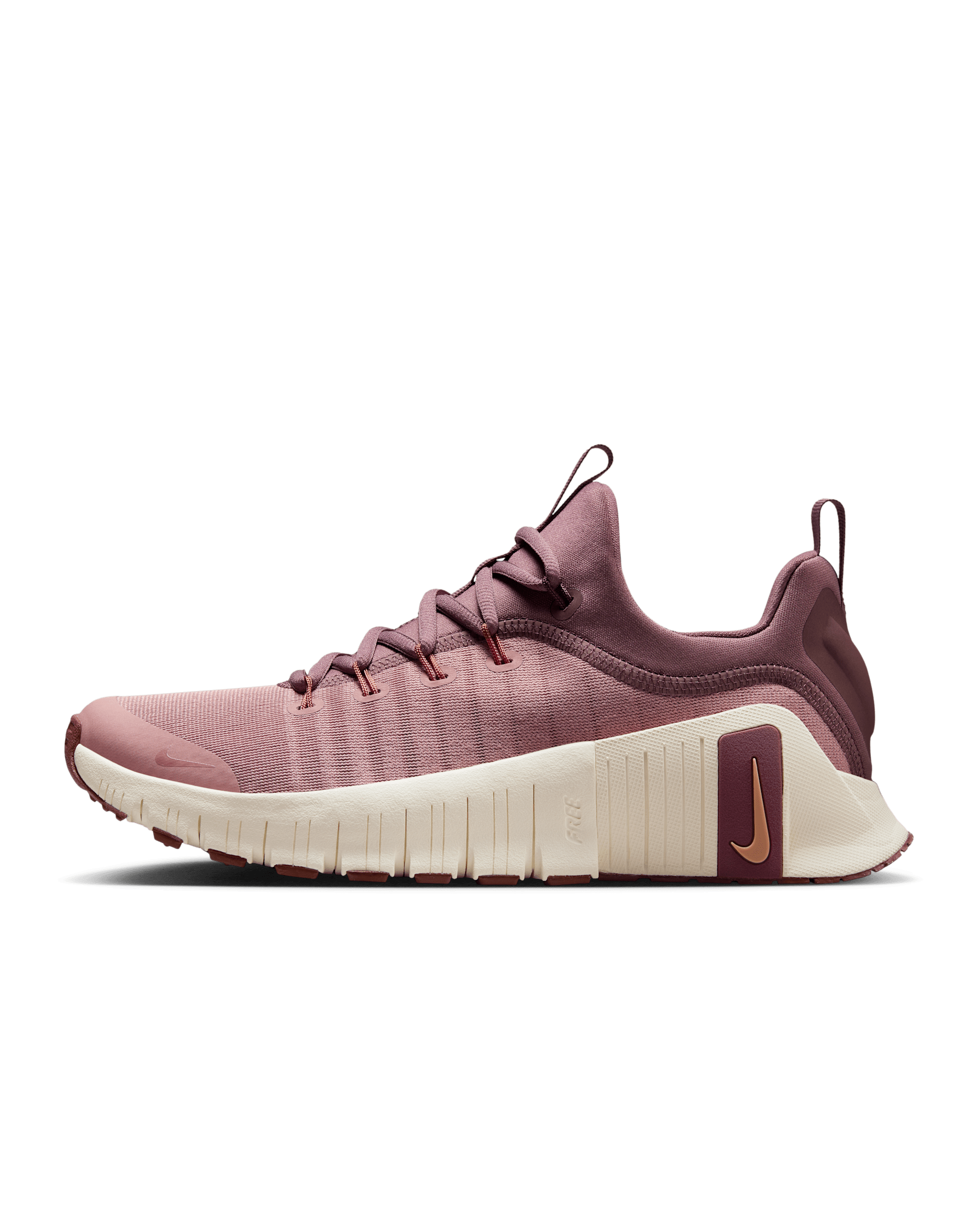 Nike Free Metcon 6 Women's Workout Shoes - Particle Pink/Pale Ivory/Red Sepia/Metallic Rose Gold