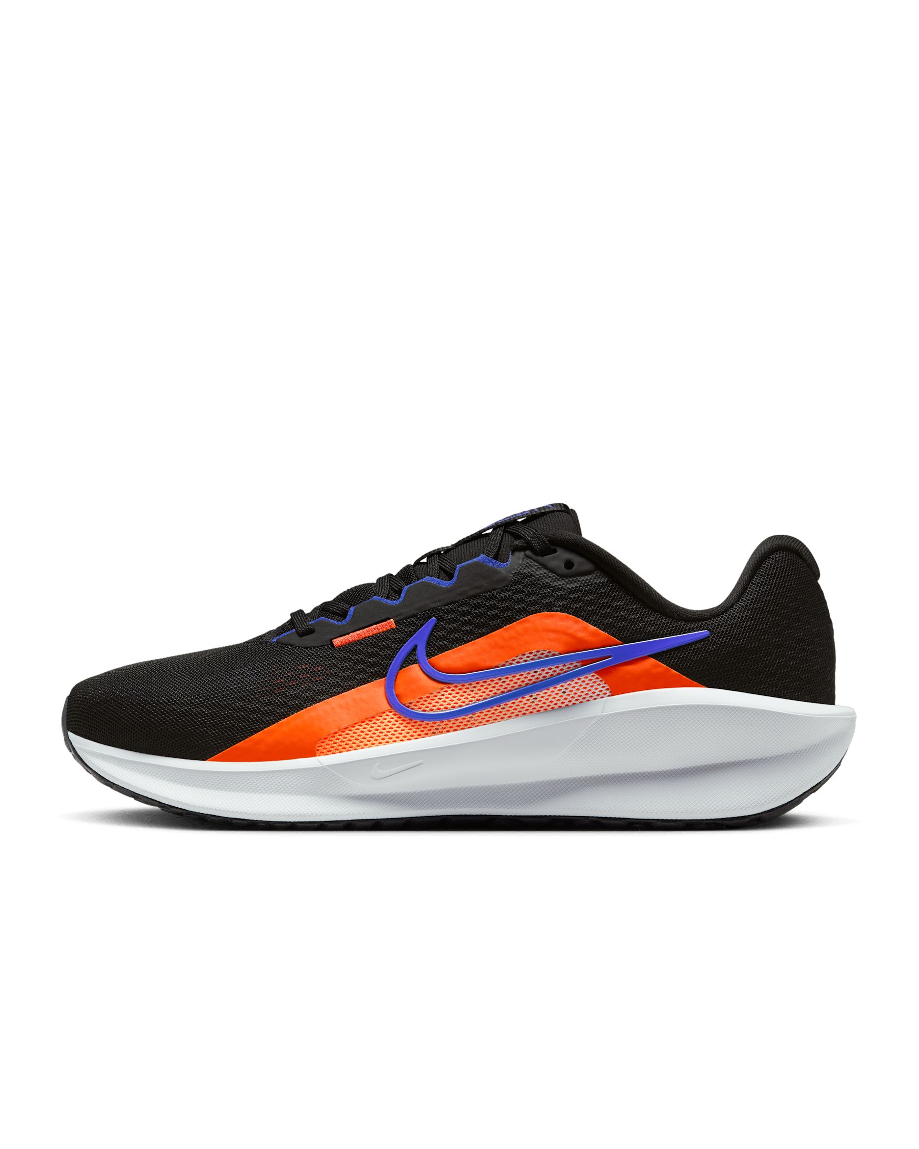 Nike Downshifter 13 Men's Road Running Shoes - Black/Hyper Crimson/Pure Platinum/Astronomy Blue