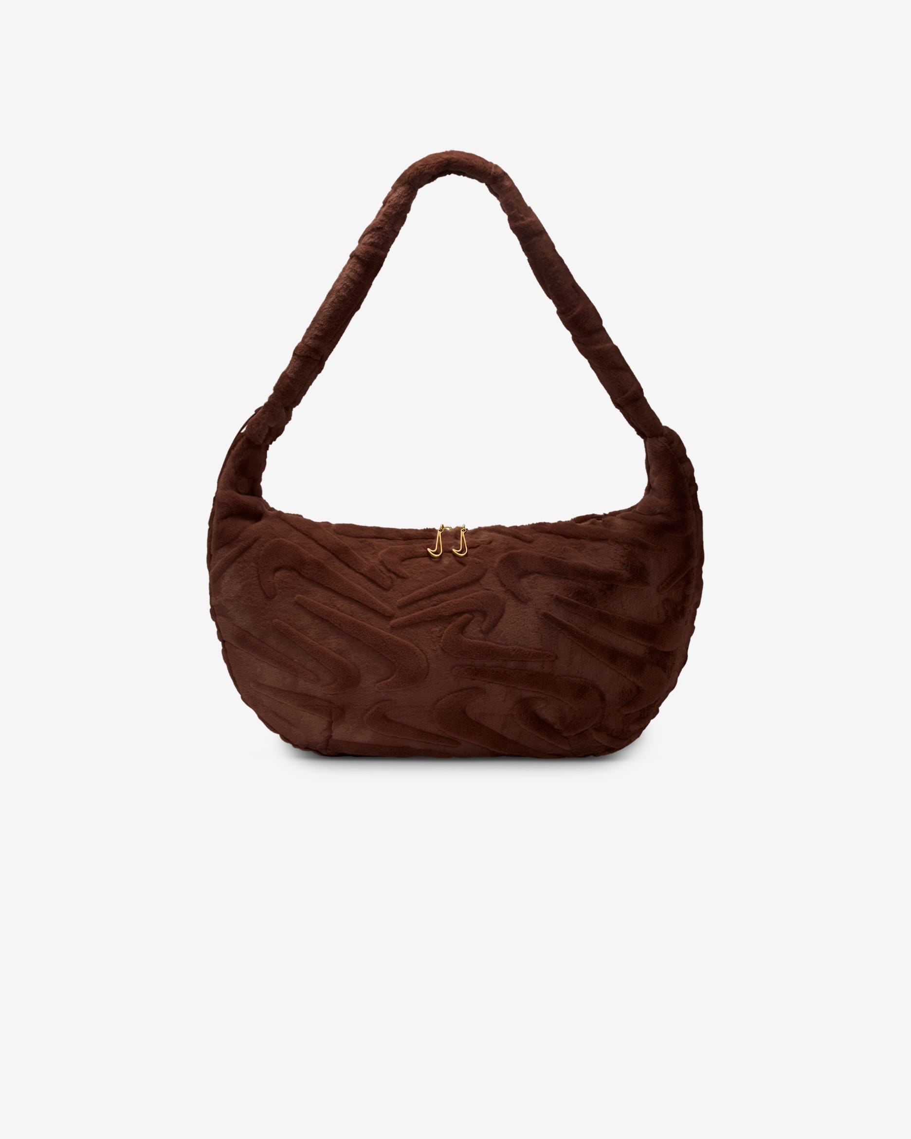 Nike Sportswear Faux Fur Slouchy Bag (19L) - Fauna Brown/Fauna Brown