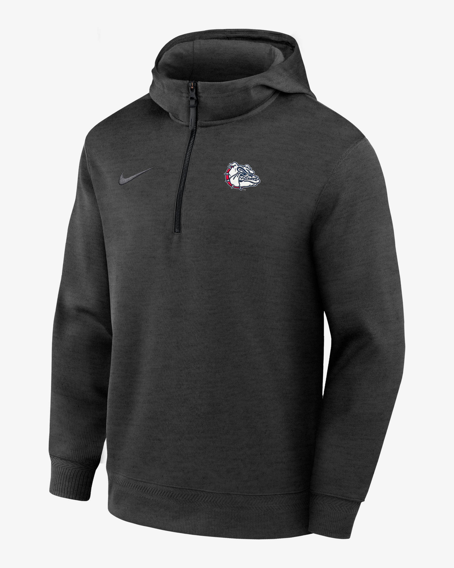Gonzaga Bulldogs Nike NCAA Men's Basketball Coaches' Pullover Hoodie - Black