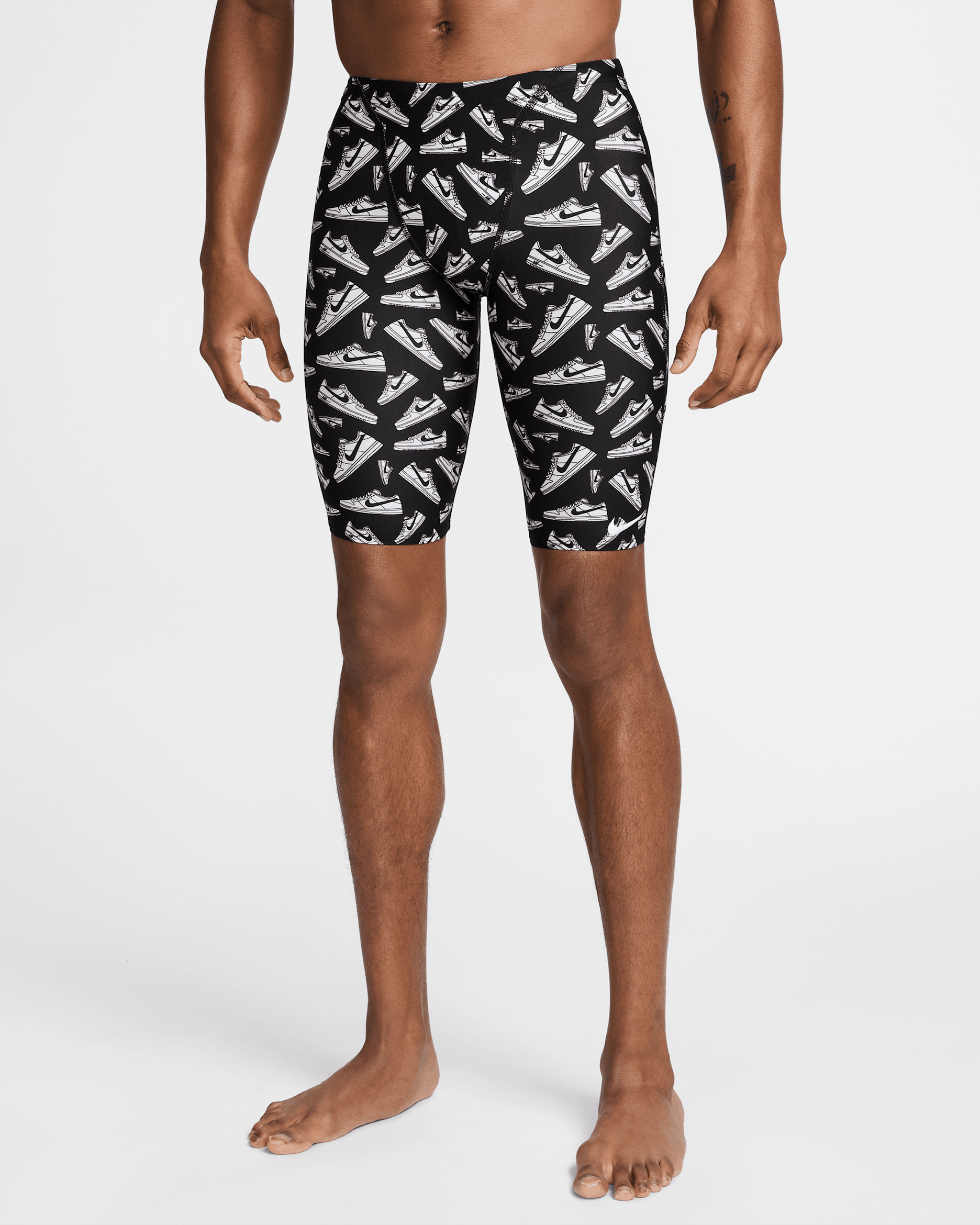 Jammer para hombre Nike Swim HydraStrong - Negro/Blanco/Blanco