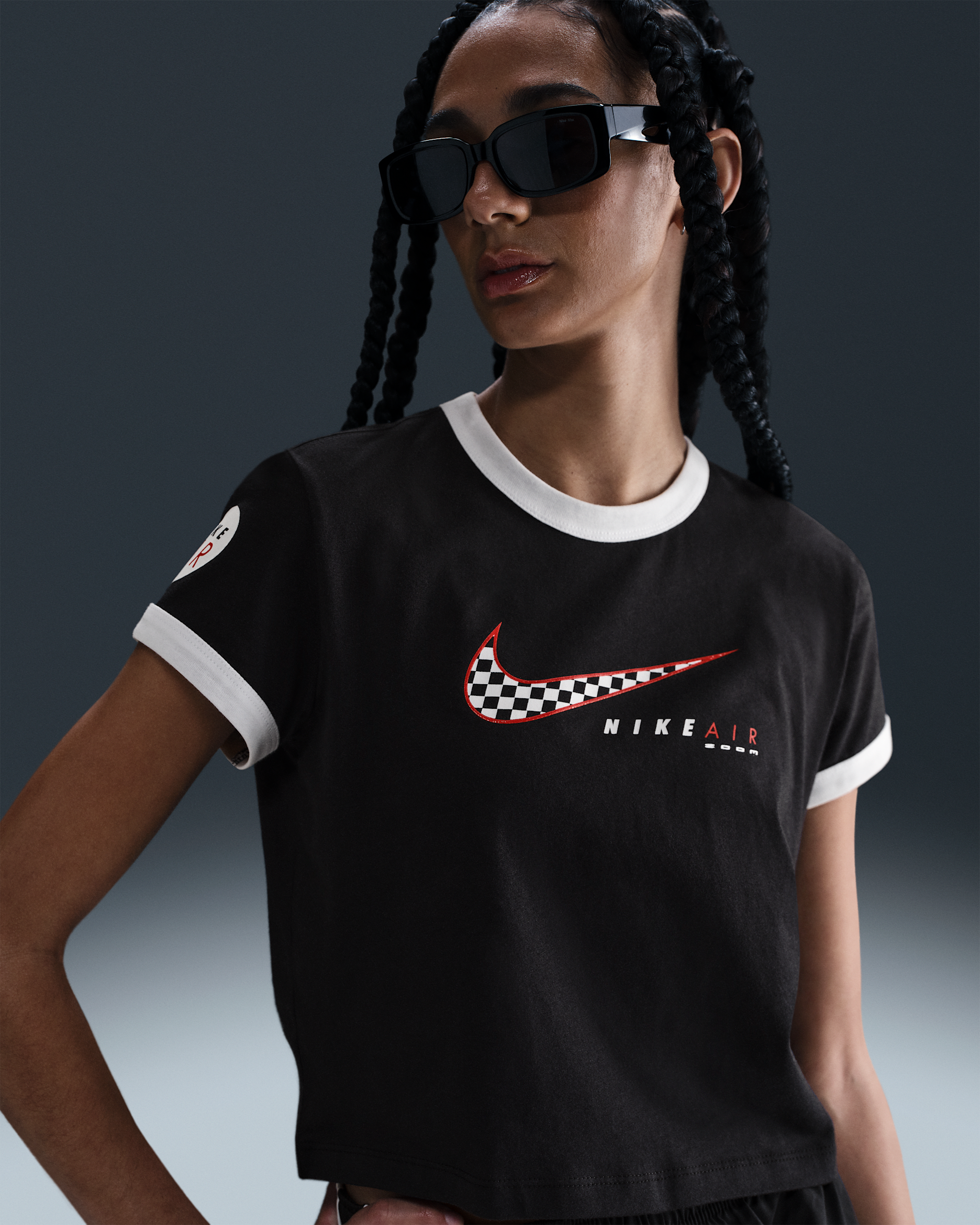 Nike Sportswear Club Women's Short-Sleeve T-Shirt - Black
