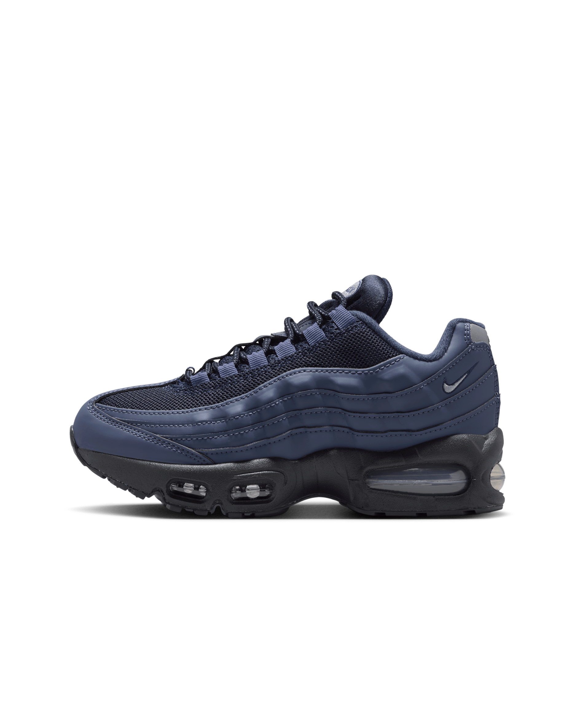 Nike Air Max 95 kinderschoenen - Sanded Purple/Obsidian/Metallic Silver/Wolf Grey