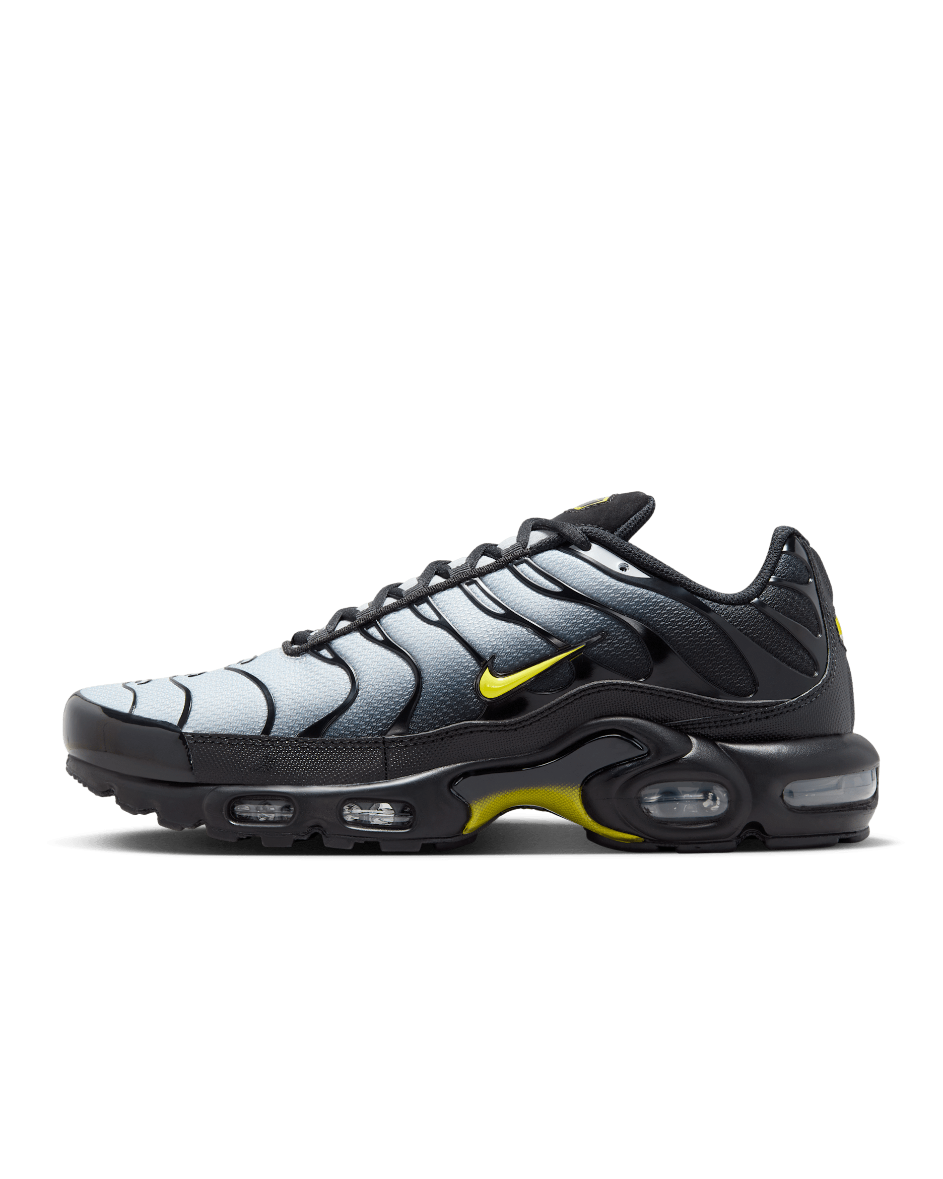 Nike Air Max Plus Men's Shoes - Black/Wolf Grey/Opti Yellow
