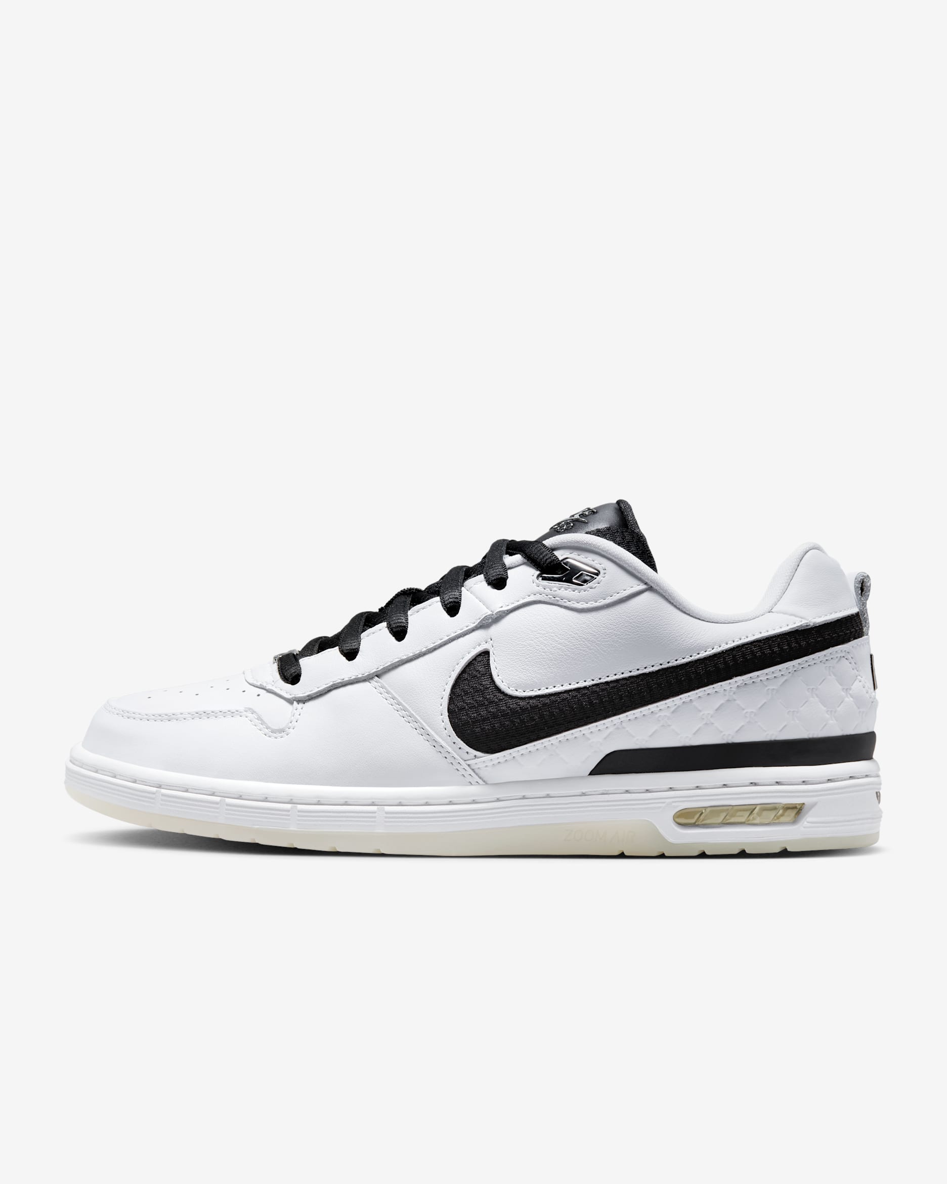 Nike SB Air Zoom Paul Rodriguez Low Skate Shoes - White/White/Clear/Black