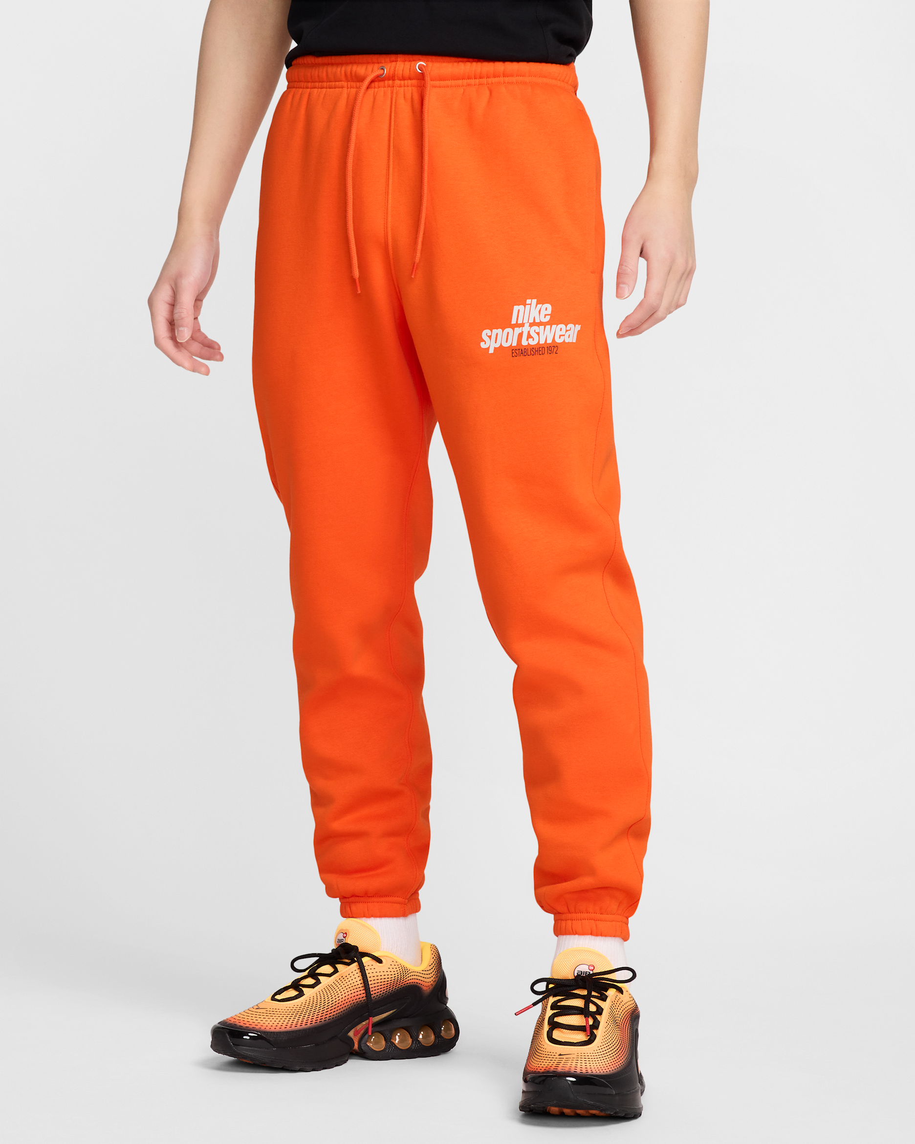 나이키 클럽 남성 플리스 팬츠 - 세이프티 오렌지/세이프티 오렌지/포톤 더스트