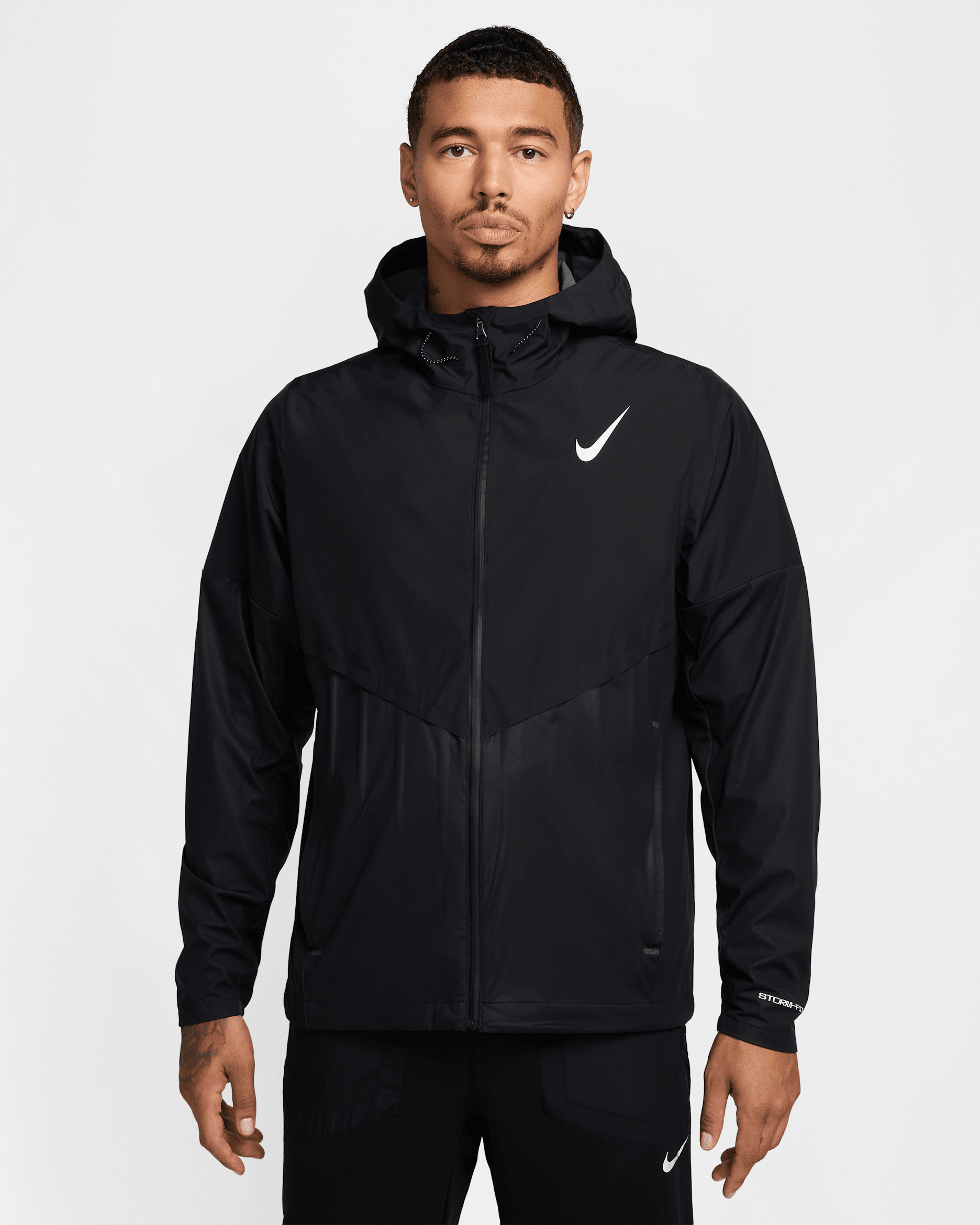 Veste de running Storm-FIT Aerogami Nike AeroSwift pour homme - Noir/Summit White