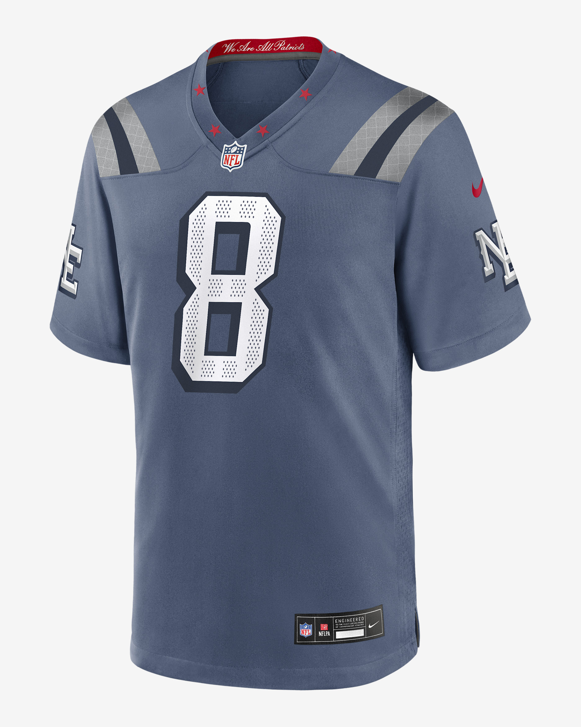 Stefon Diggs New England Patriots Rivalries Collection Men’s Nike NFL Game Jersey - Blue
