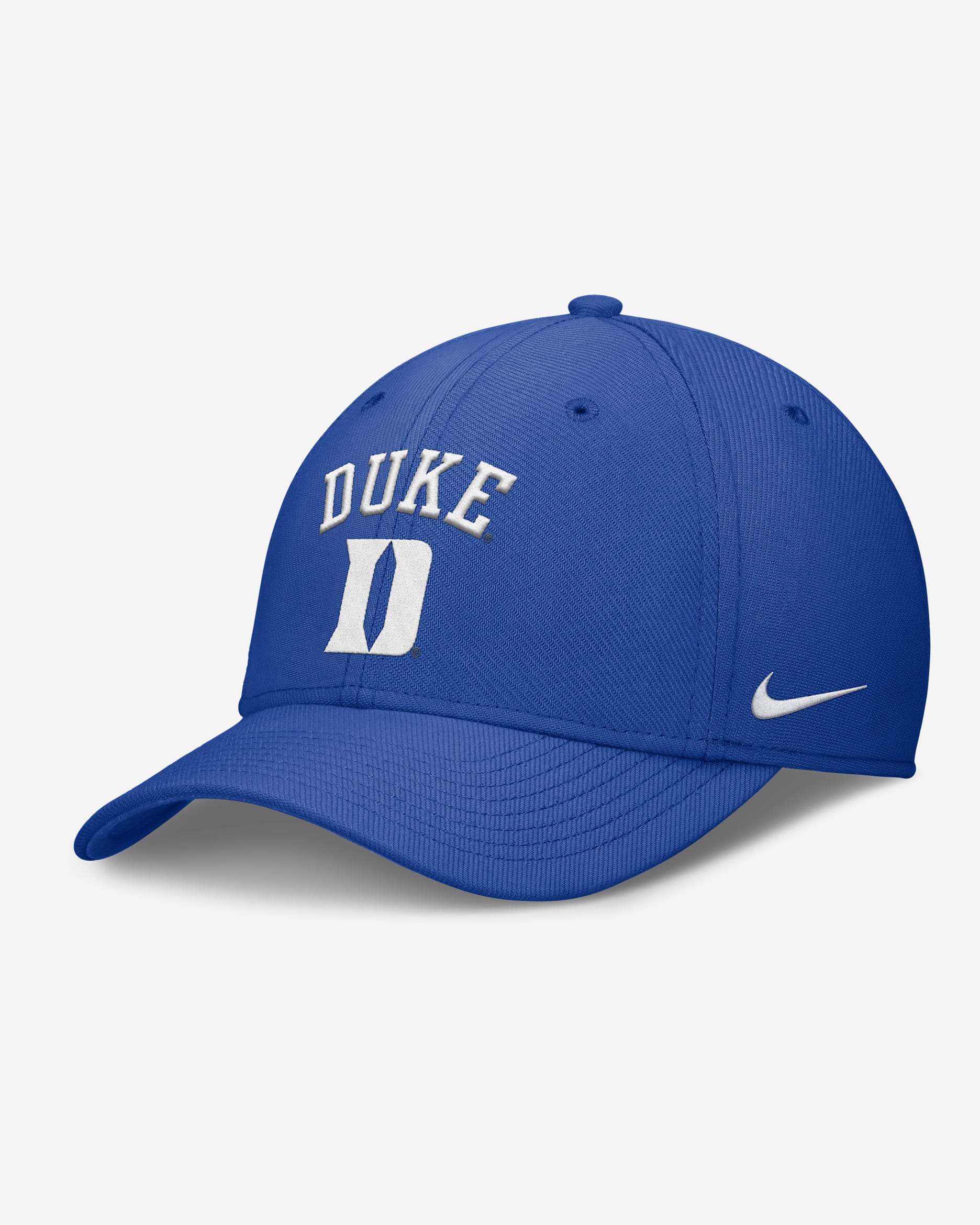 Duke On-Field Rise Swoosh Men's Nike Dri-FIT College Hat - Royal
