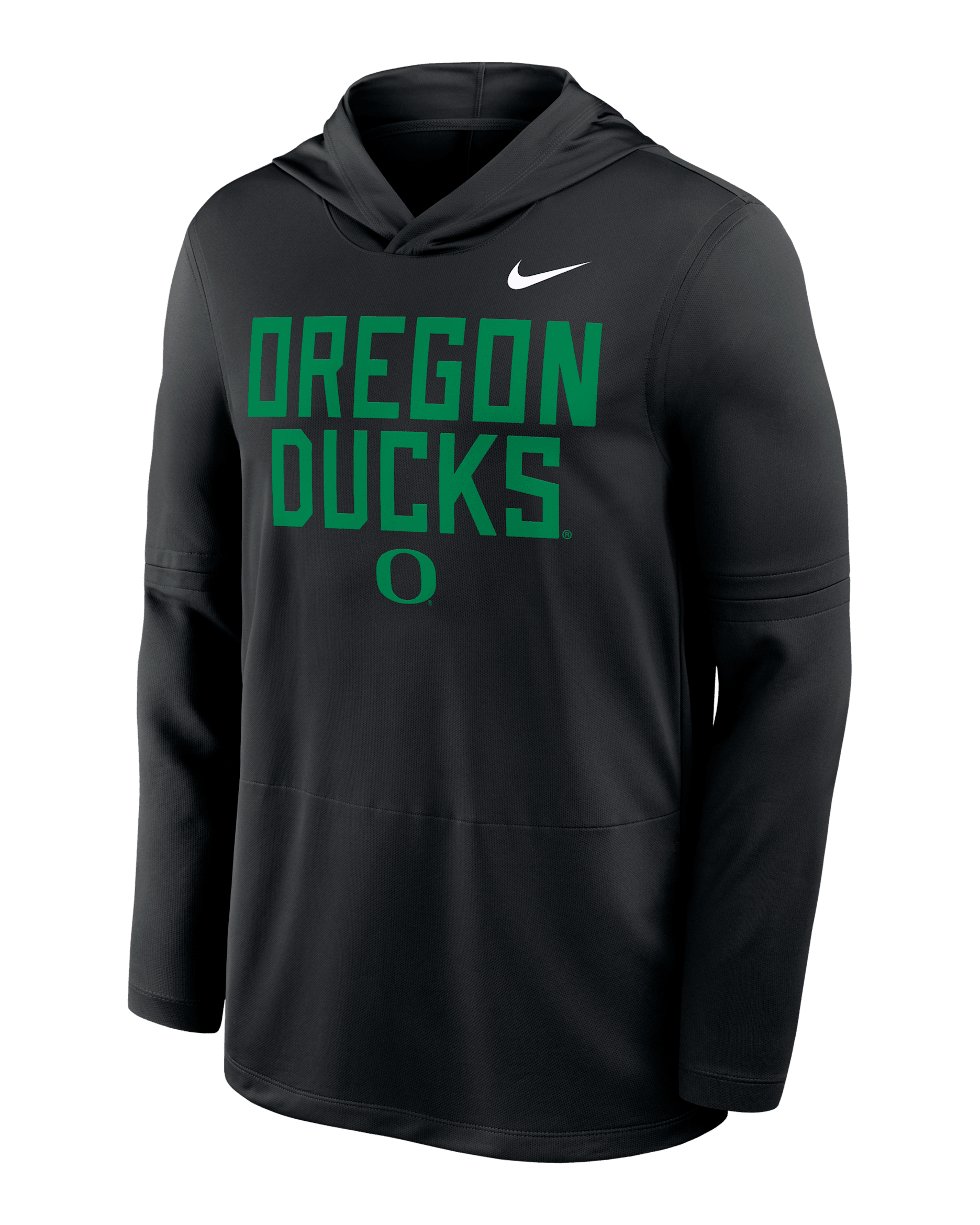 Oregon Sideline Men's Nike Dri-FIT College Long-Sleeve Hooded Top - Black