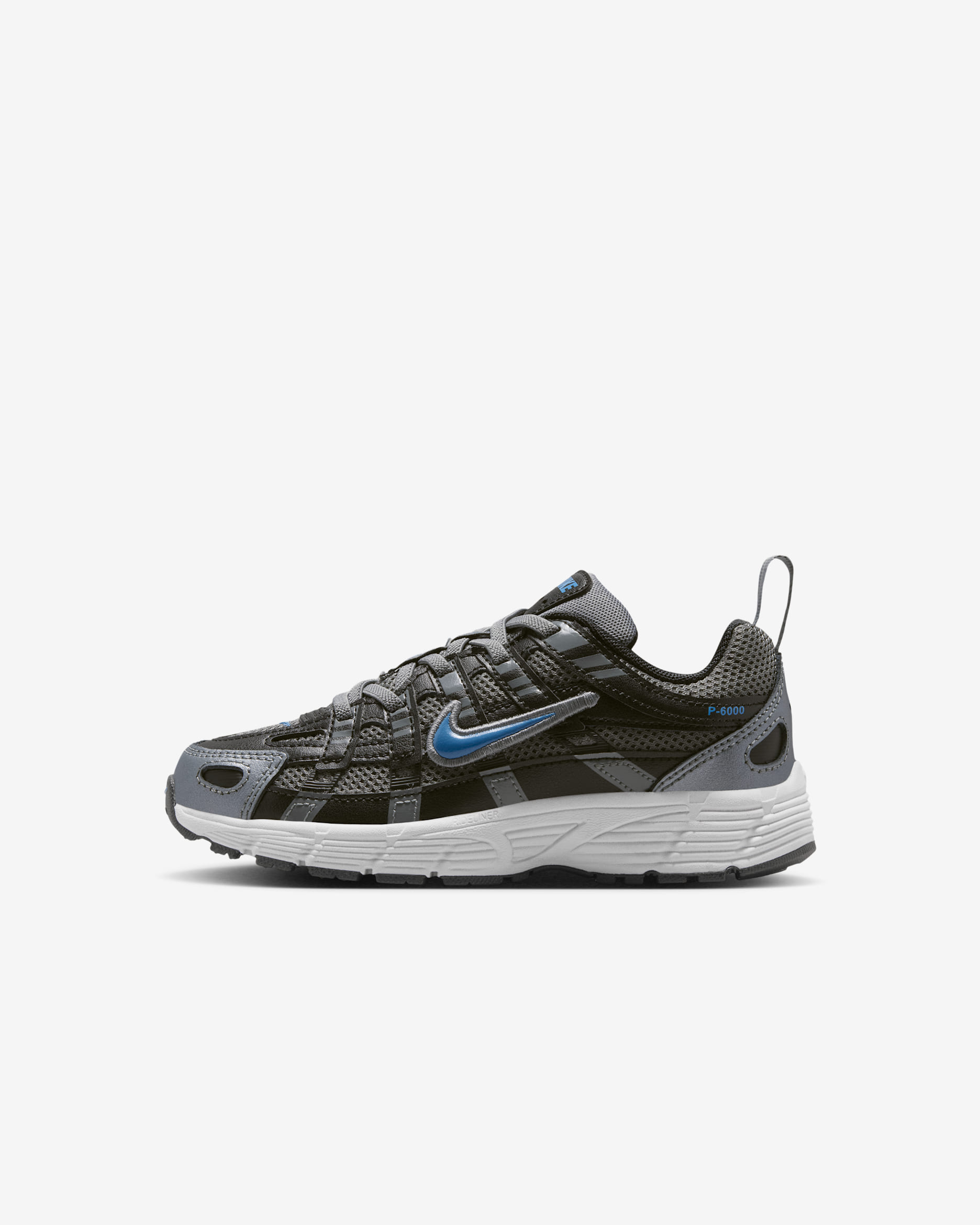 Nike P-6000 Younger Kids' Shoes - Smoke Grey/Black/Platinum Tint/Dutch Blue