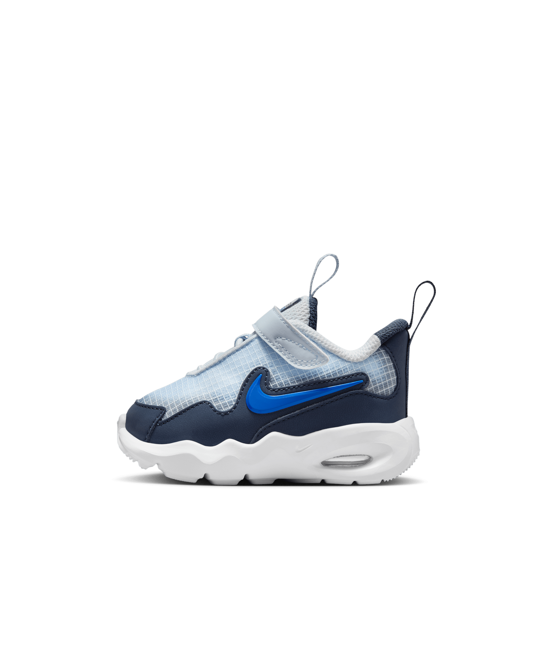 Tenis para bebé e infantil Nike Air Max Nova - Gris fútbol/Trueno azul/Hiperroyal