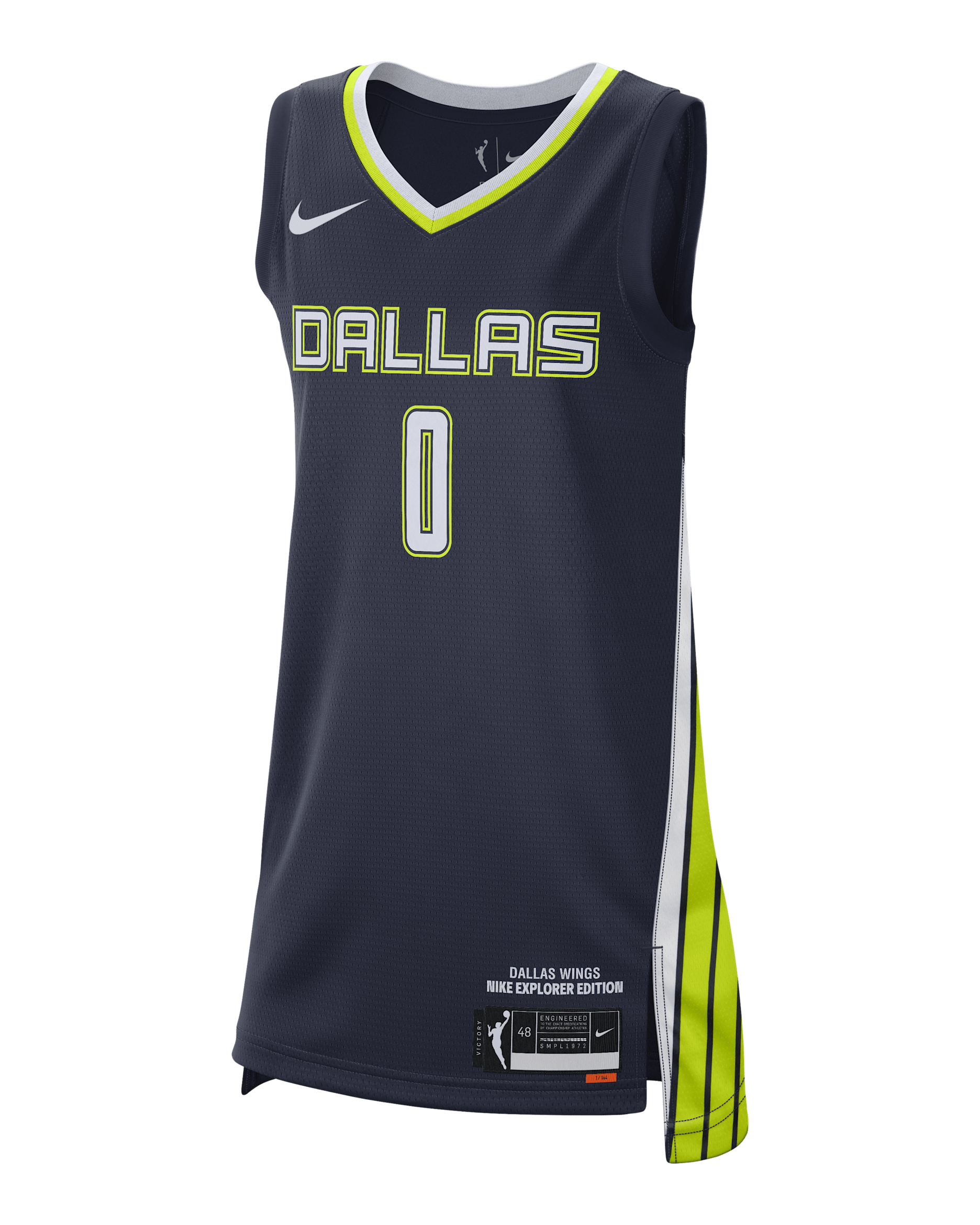 Dallas Wings Explorer Edition Nike Dri-FIT WNBA Victory Jersey - College Navy