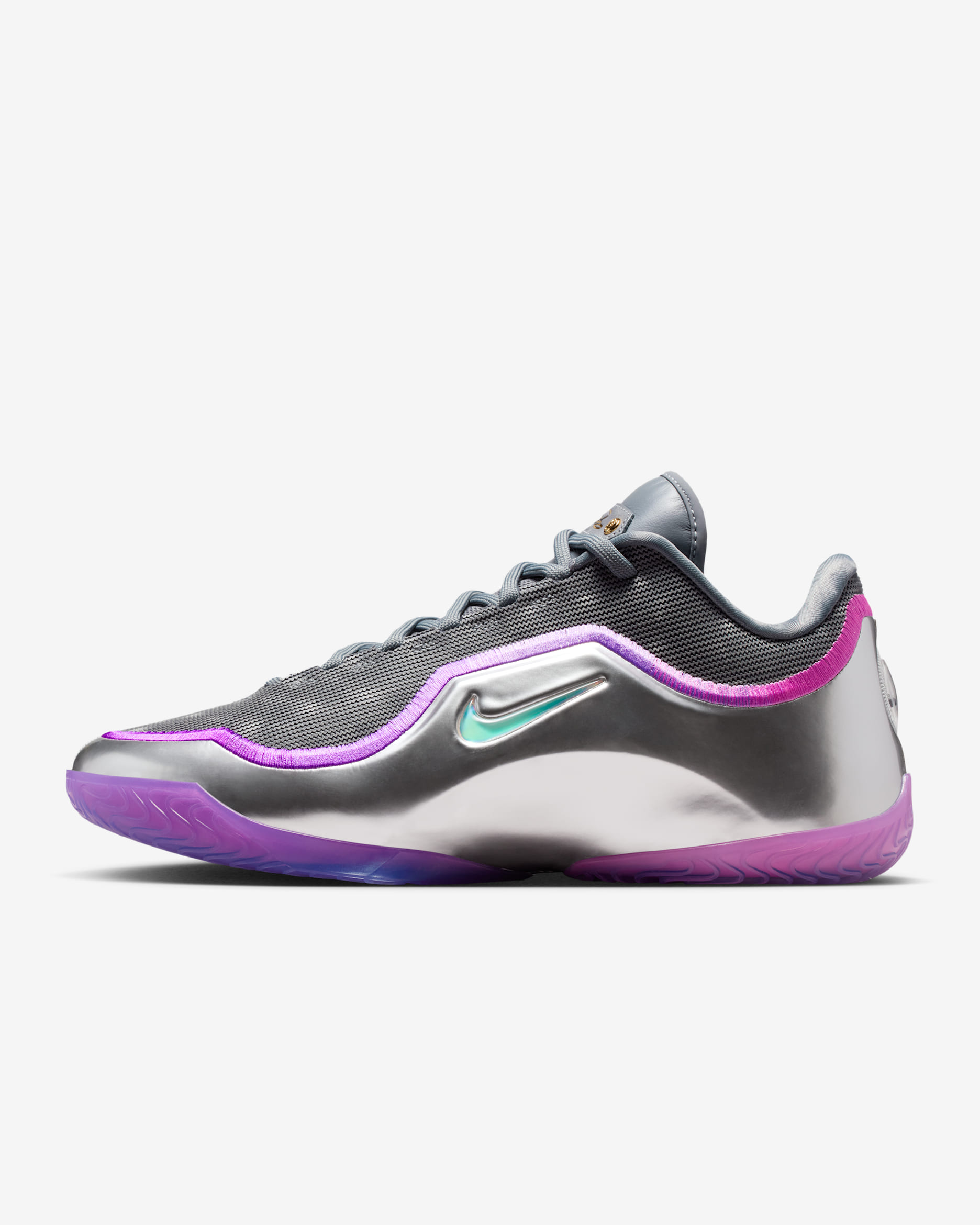 LeBron XXIII "Bubble Boy" Basketball Shoes - Cool Grey/Metallic Silver/Vivid Purple/Multi-Color