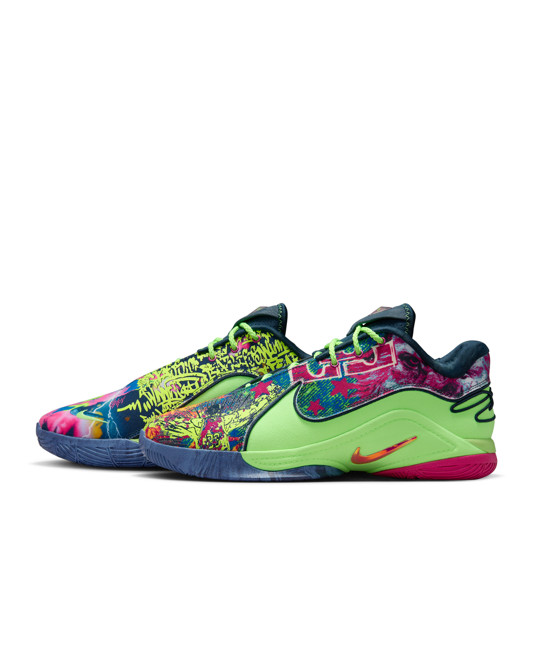 LeBron XXII EP 籃球鞋 - Blustery/Ghost Green/Diffused Blue/Fireberry