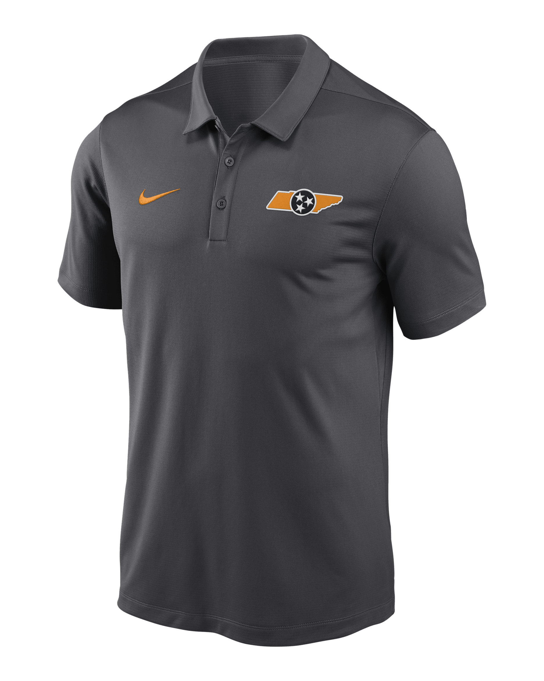 Tennessee Volunteers Volunteer State Smokey Grey Franchise Men's Nike Dri-FIT College Polo - Anthracite