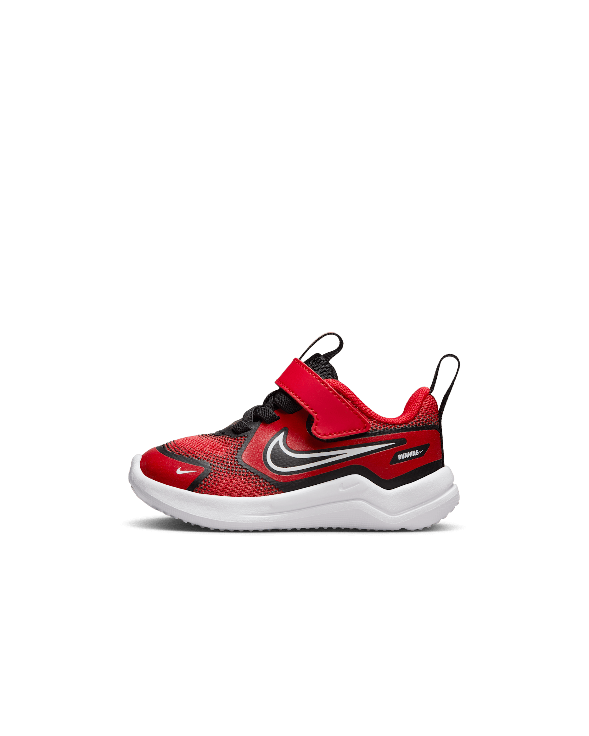 Tenis para bebé e infantil Nike Cosmic Runner - Rojo universitario/Negro/Blanco