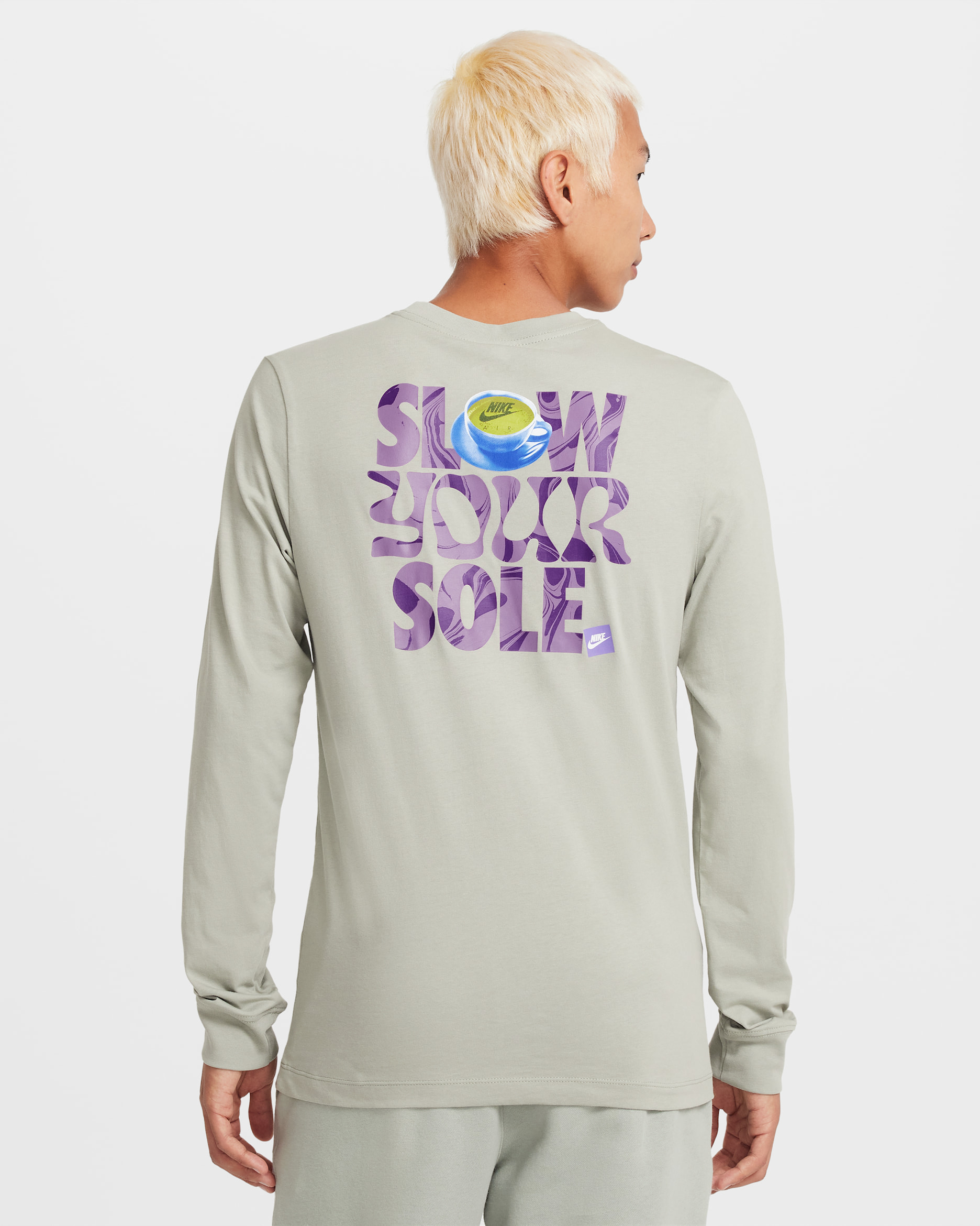 Nike Sportswear Club 長袖 T 恤 - Jade Horizon