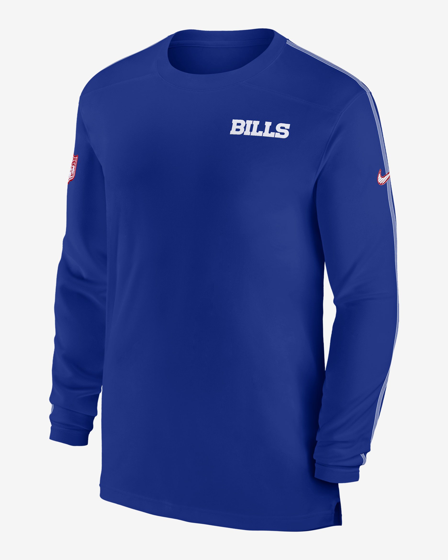 Playera de manga larga Nike Dri-FIT de la NFL para hombre Buffalo Bills Sideline Coach - Royal
