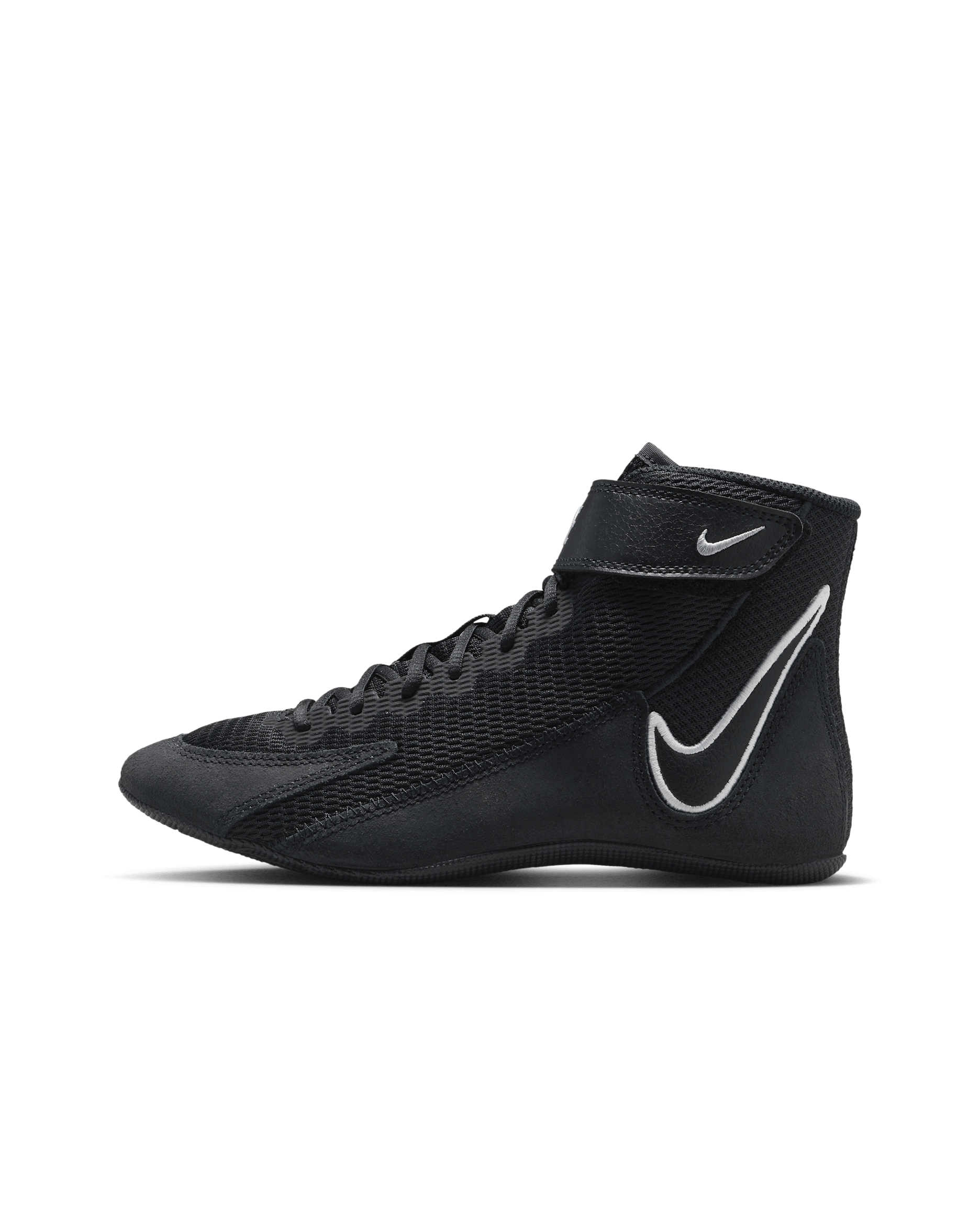 Nike Speedsweep 8 Big Kids' Wrestling Shoes - Black/Black/Wolf Grey/White
