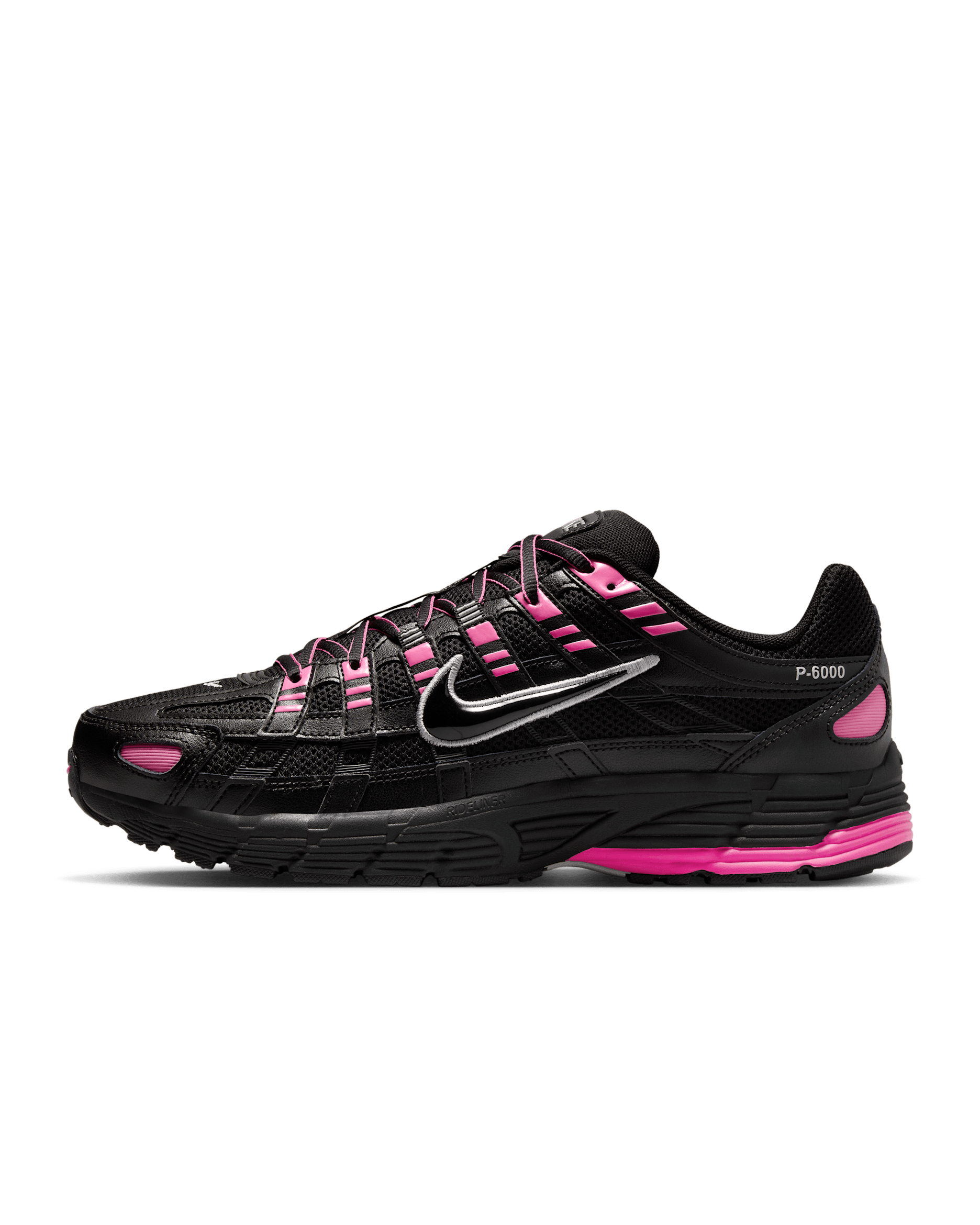 Nike P-6000 Shoes - Pink Blast/Metallic Silver/Black