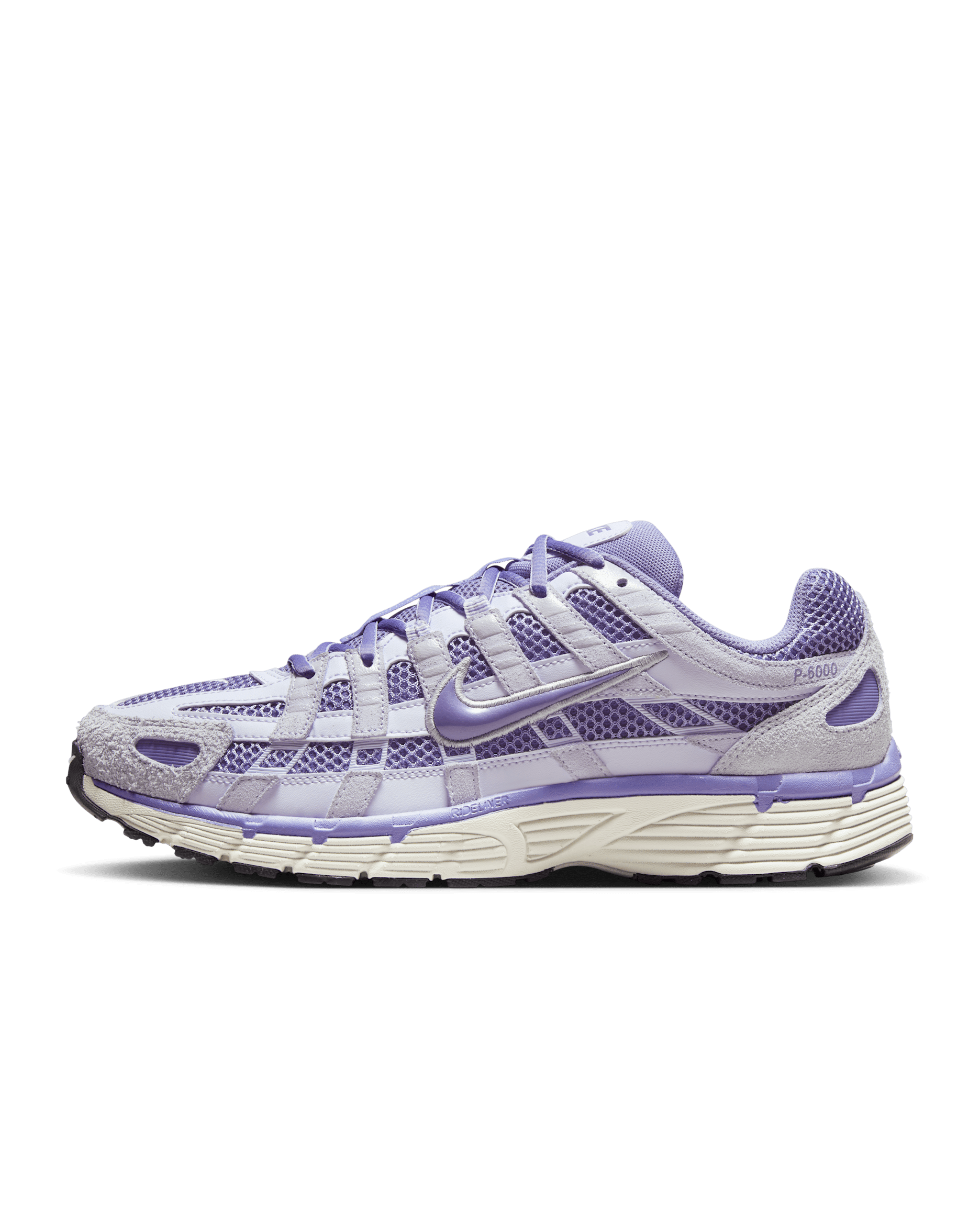 Nike P-6000 Suede Men's Shoes - Amethyst Tint/Light Orewood Brown/Metallic Silver/Dusty Amethyst