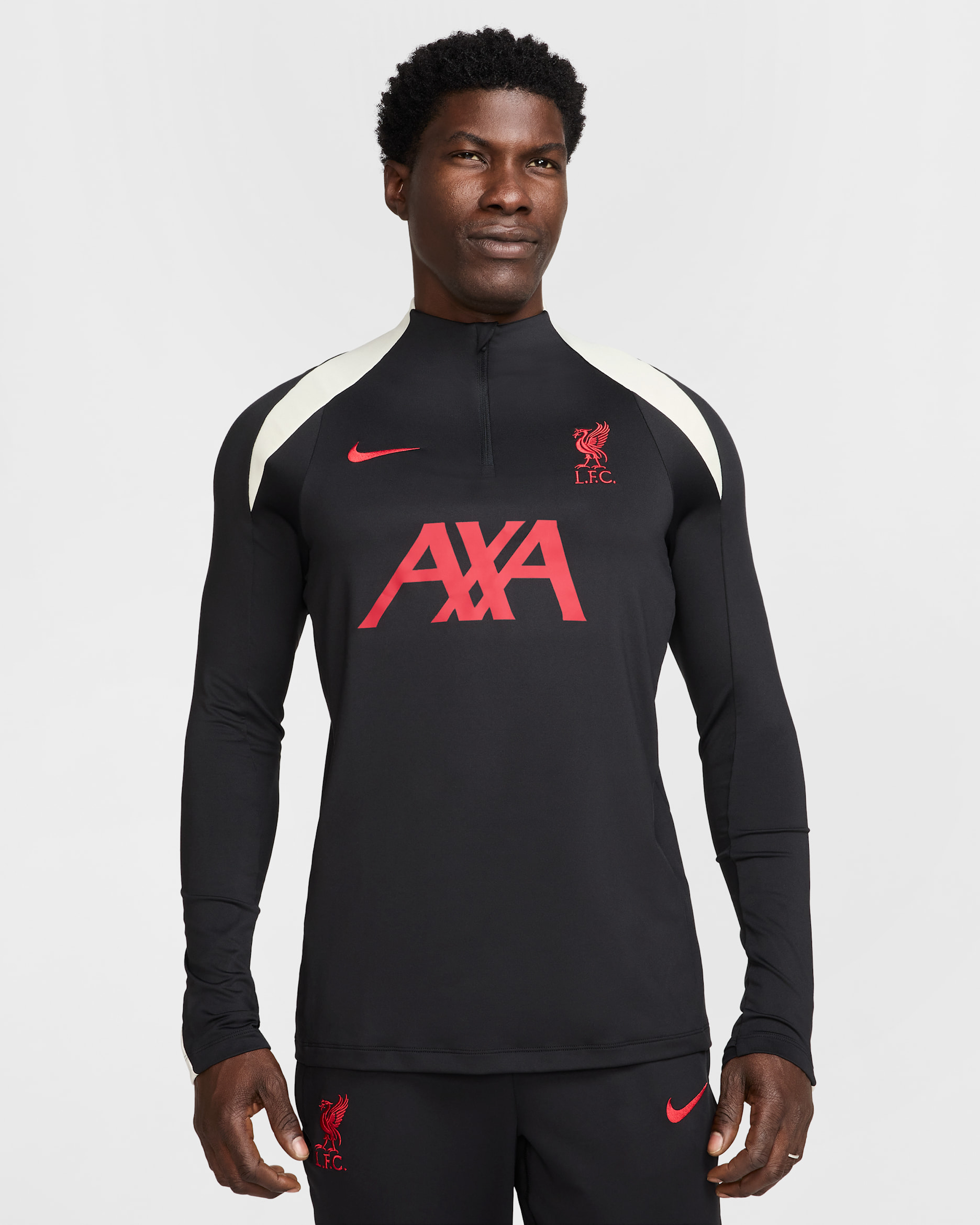 Strike Special Edition Liverpool FC Part superior de futbol d'entrenament Nike Dri-FIT - Home - Negre/Negre/Coconut Milk/Gym Red