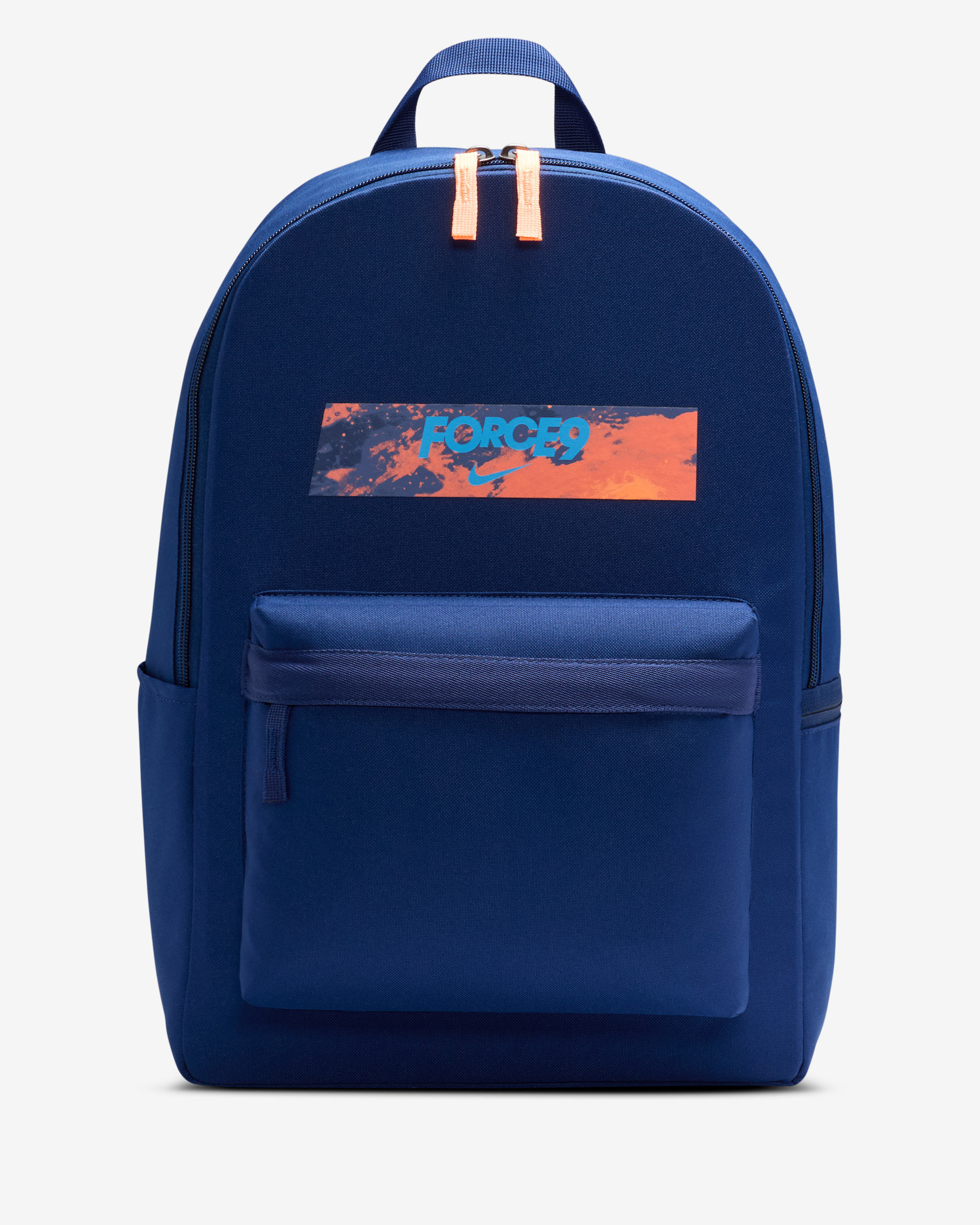 Erling Haaland Older Kids' Backpack (25L) - Blue Void/Blue Void/Orange Pulse
