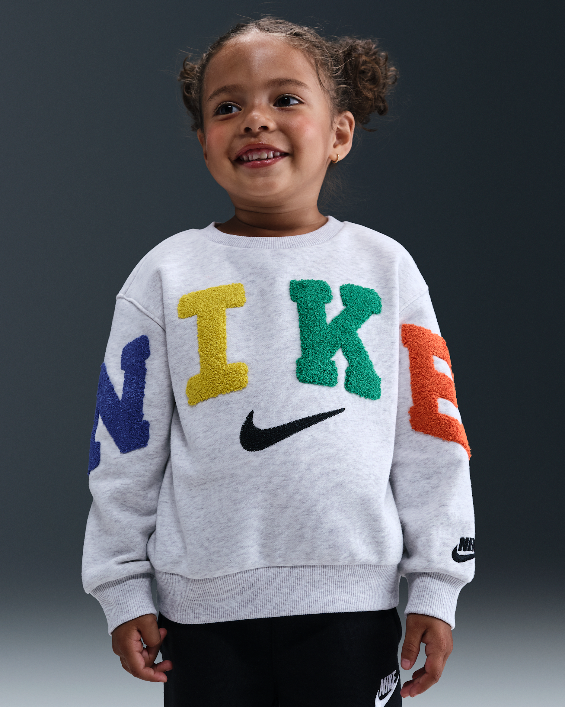 ナイキ クラブ ベビー シェニール フリース クルー - バーチヘザー