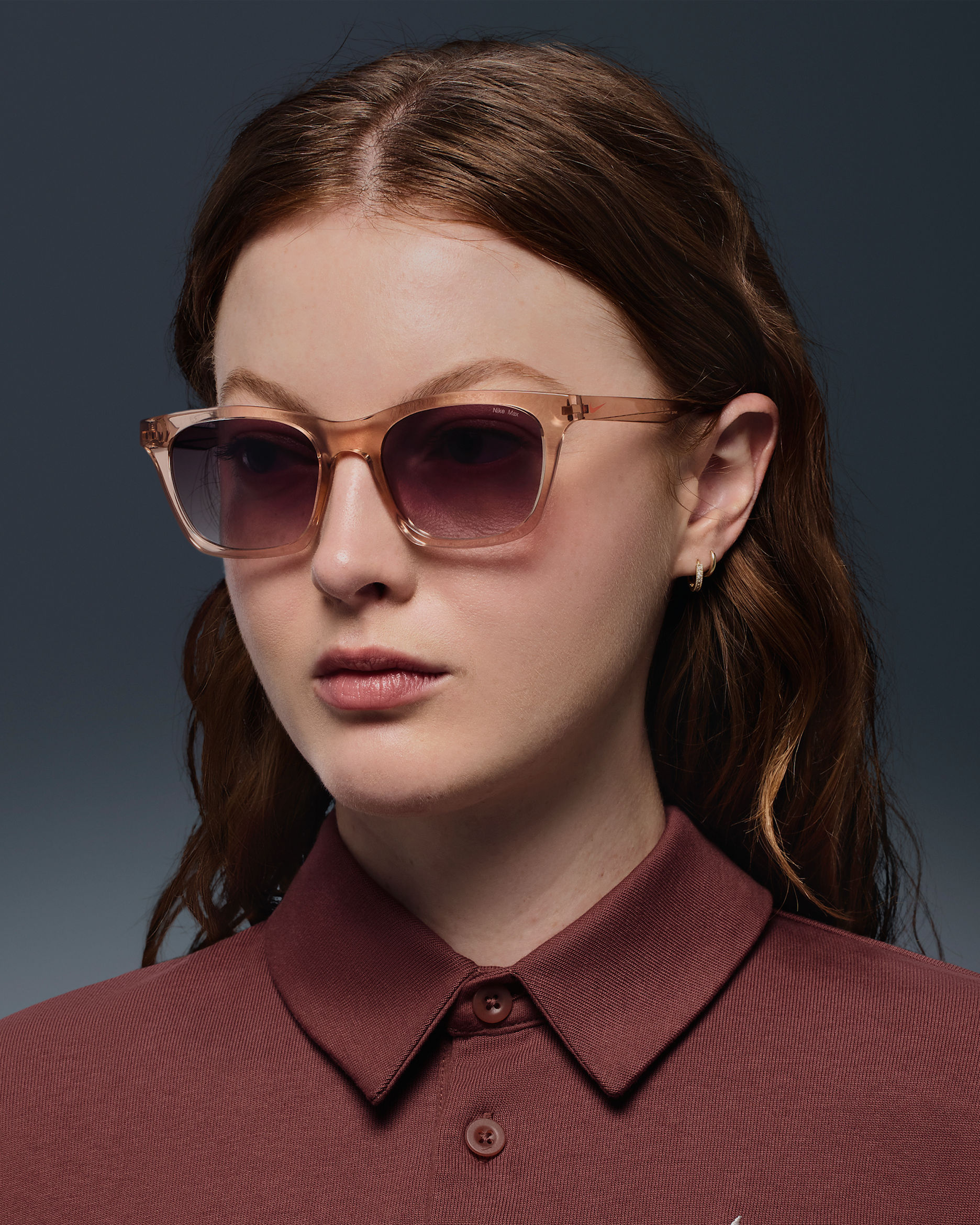 Nike Vital Flow Sunglasses - Washed Coral/Brown