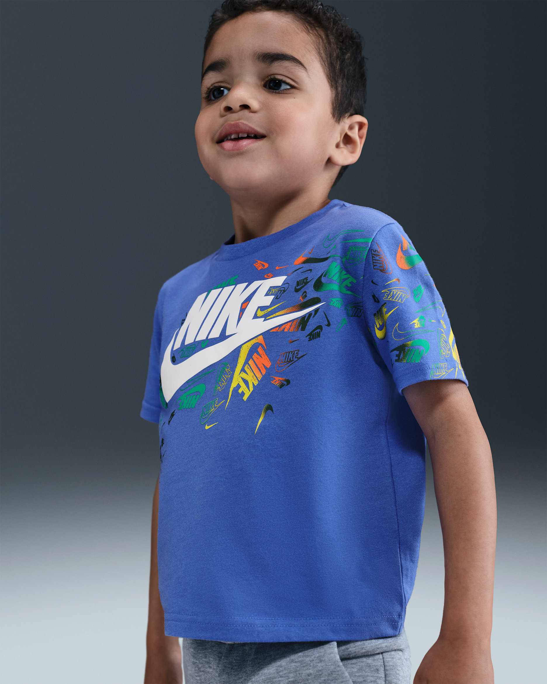 Nike Toddler Club Revealed T-Shirt - Comet Blue