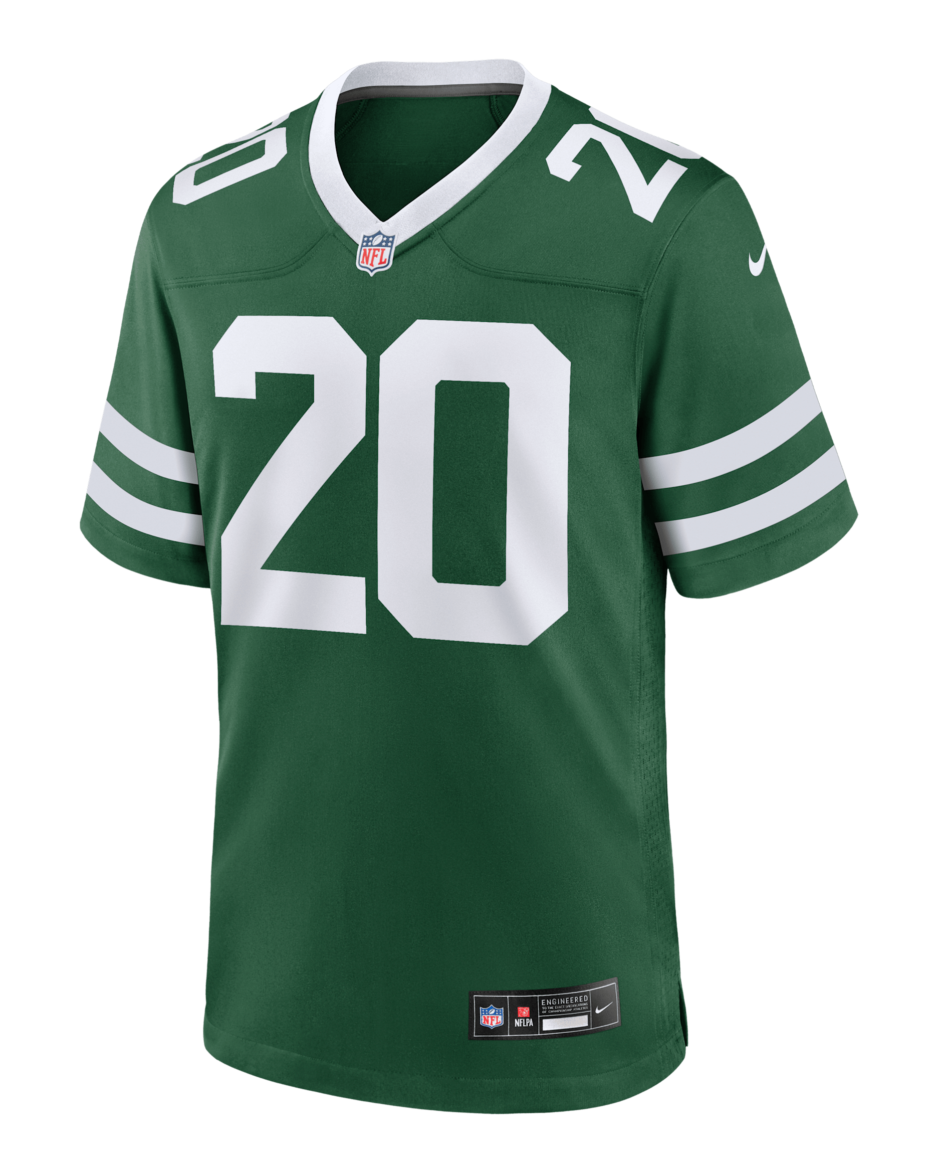 Breece Hall New York Jets Men's Nike NFL Game Football Jersey - Green
