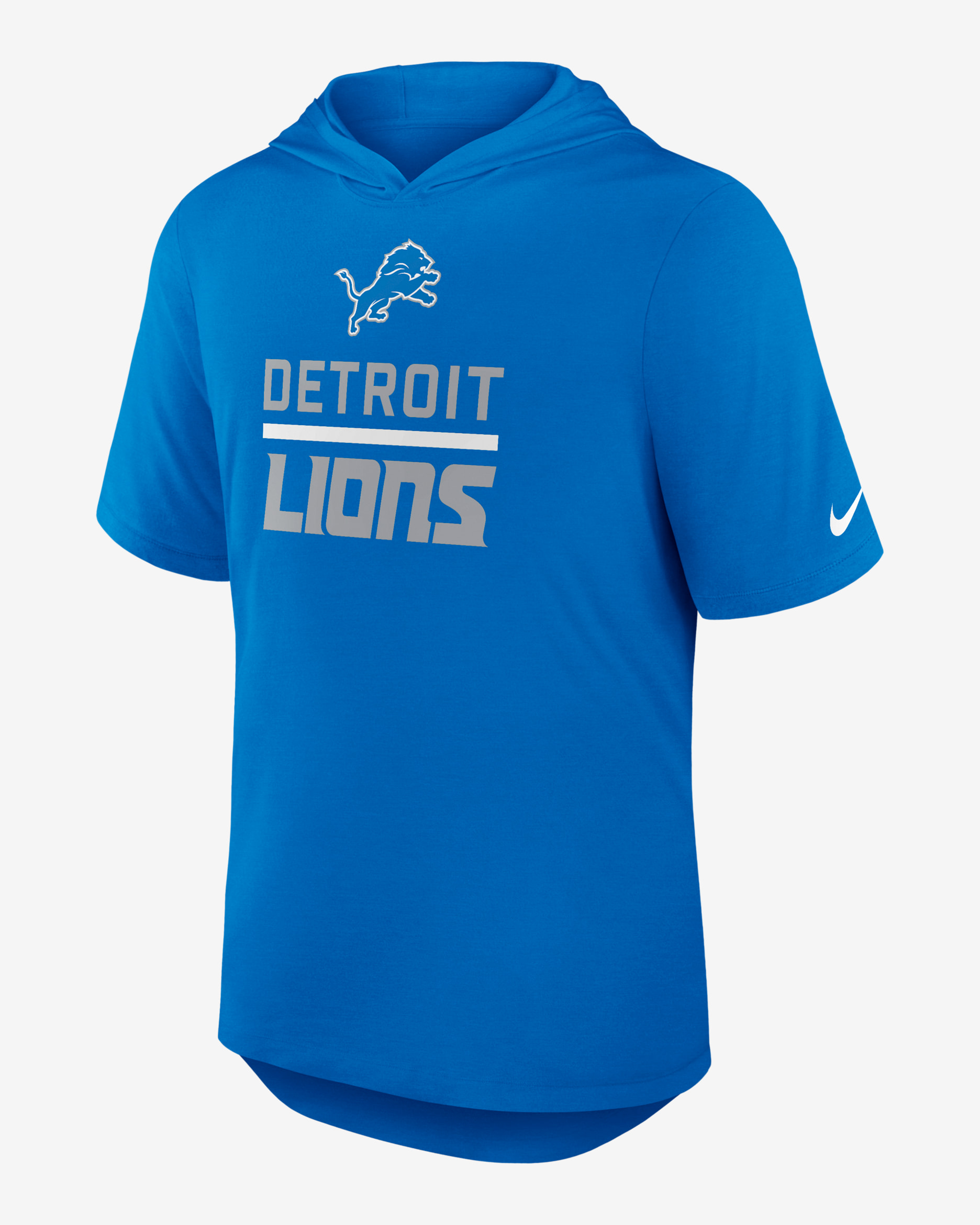 Detroit Lions Men's Nike Dri-FIT NFL Hooded T-Shirt - Blue