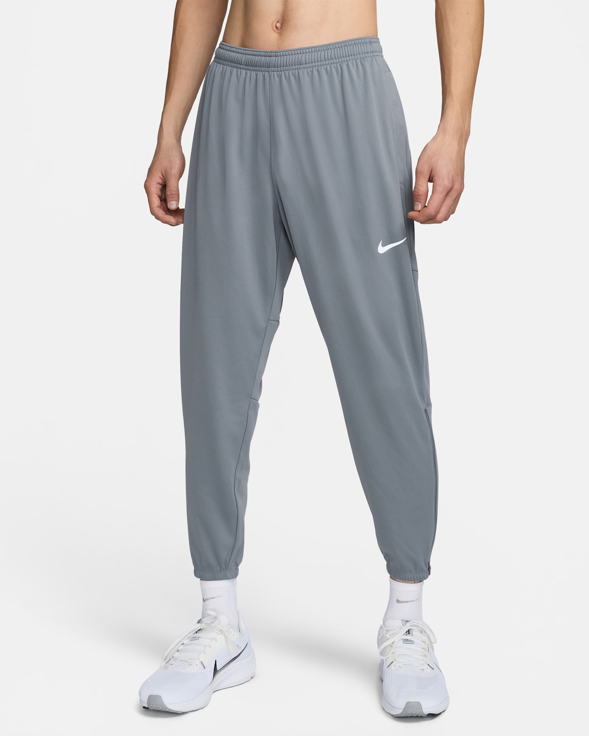 Nike Dri-FIT Challenger 男款針織跑步長褲 - Smoke Grey