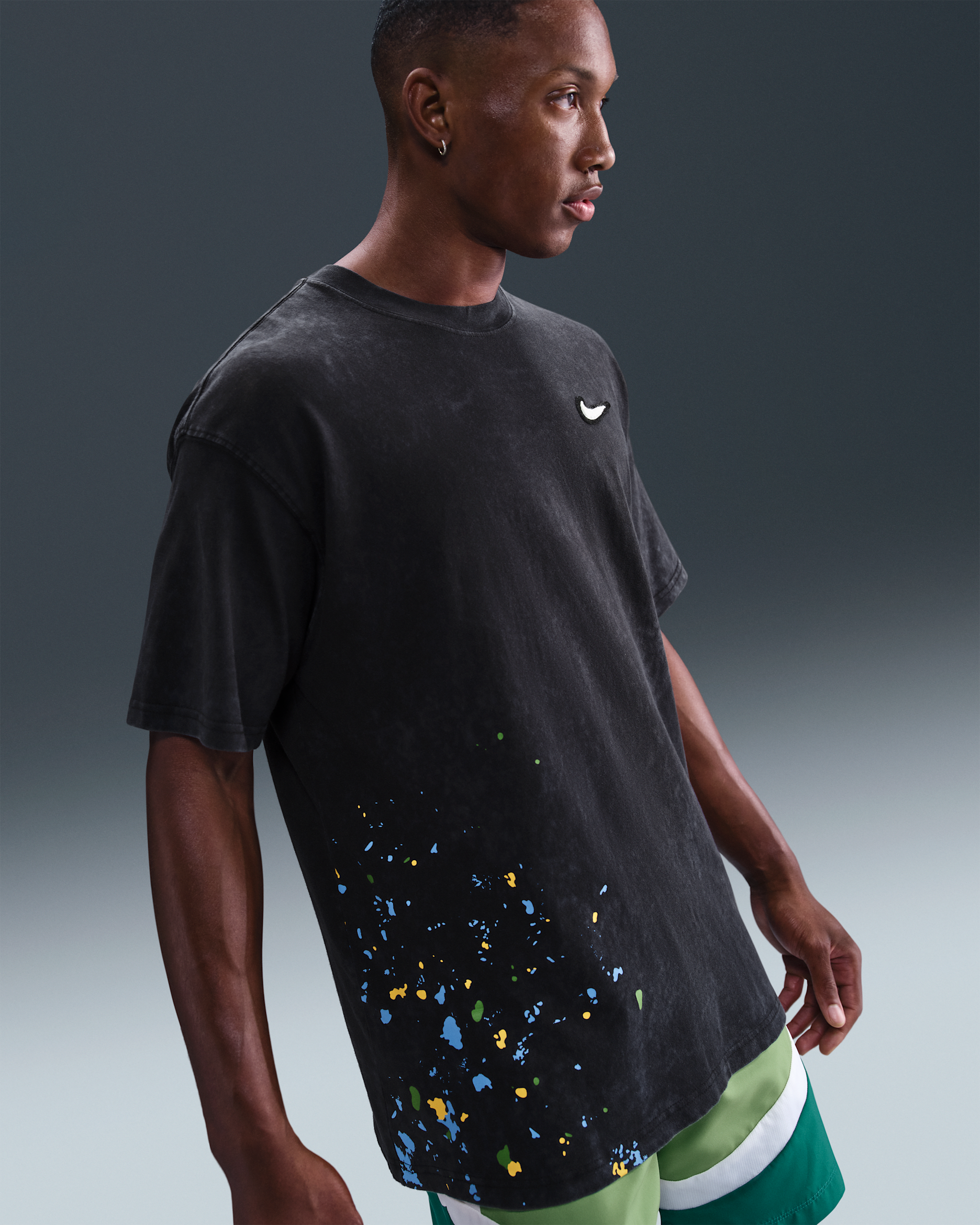 T-shirt de basket Max90 Nike pour homme - Noir