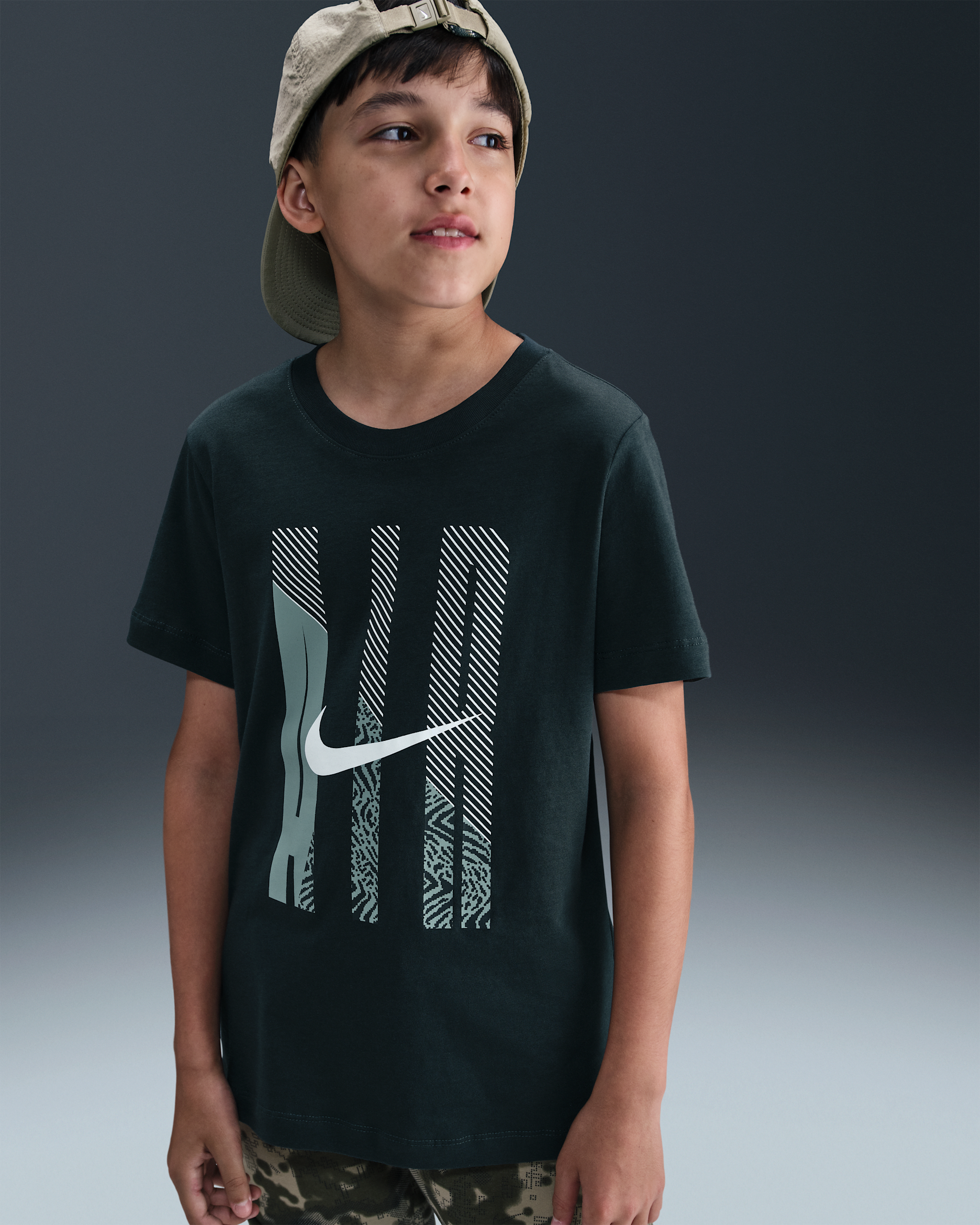 Nike Sportswear T-skjorte til store barn - Seaweed