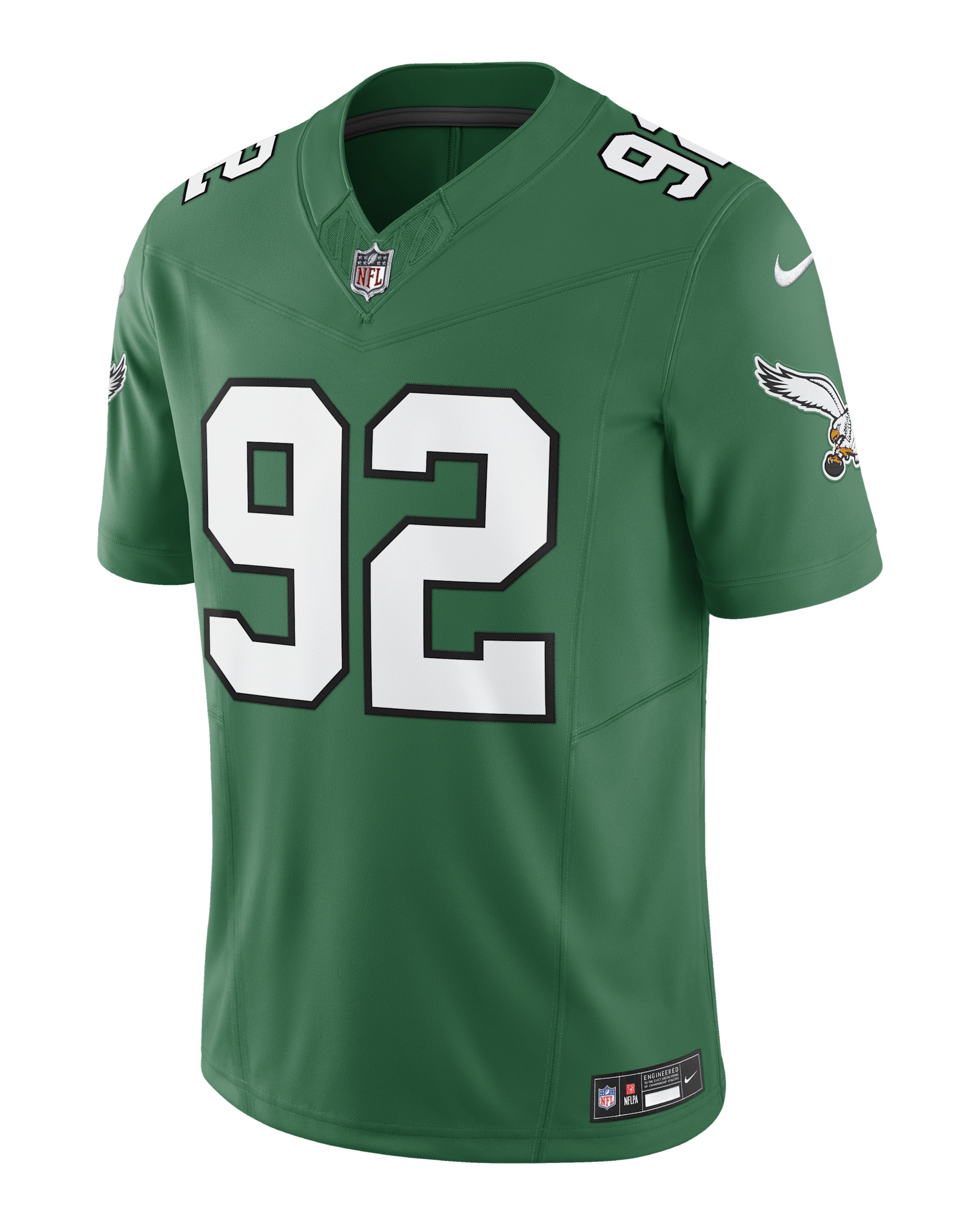 Jersey de fútbol americano Nike Dri-FIT de la NFL Limited para hombre Reggie White Philadelphia Eagles - Verde Kelly