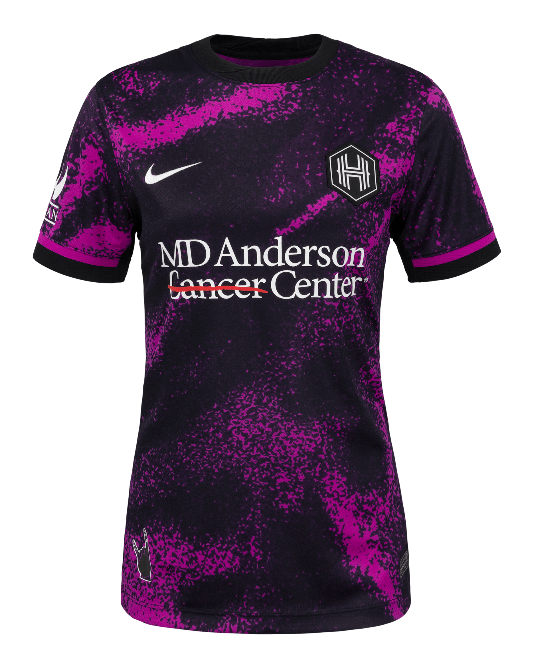 Houston Dash 2025 Stadium Away Women's Nike Dri-FIT NWSL Replica Jersey - Vivid Grape/Purple Dynasty