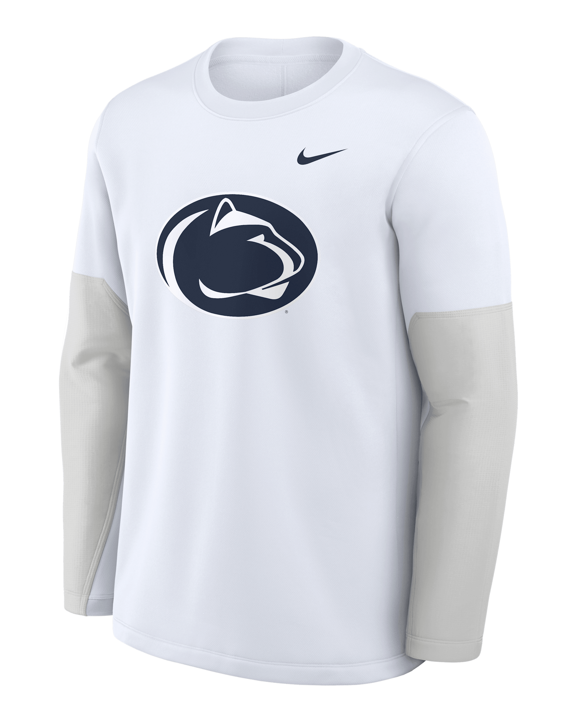 Penn State Sideline Coach Men's Nike Therma-FIT College Long-Sleeve T-Shirt - White