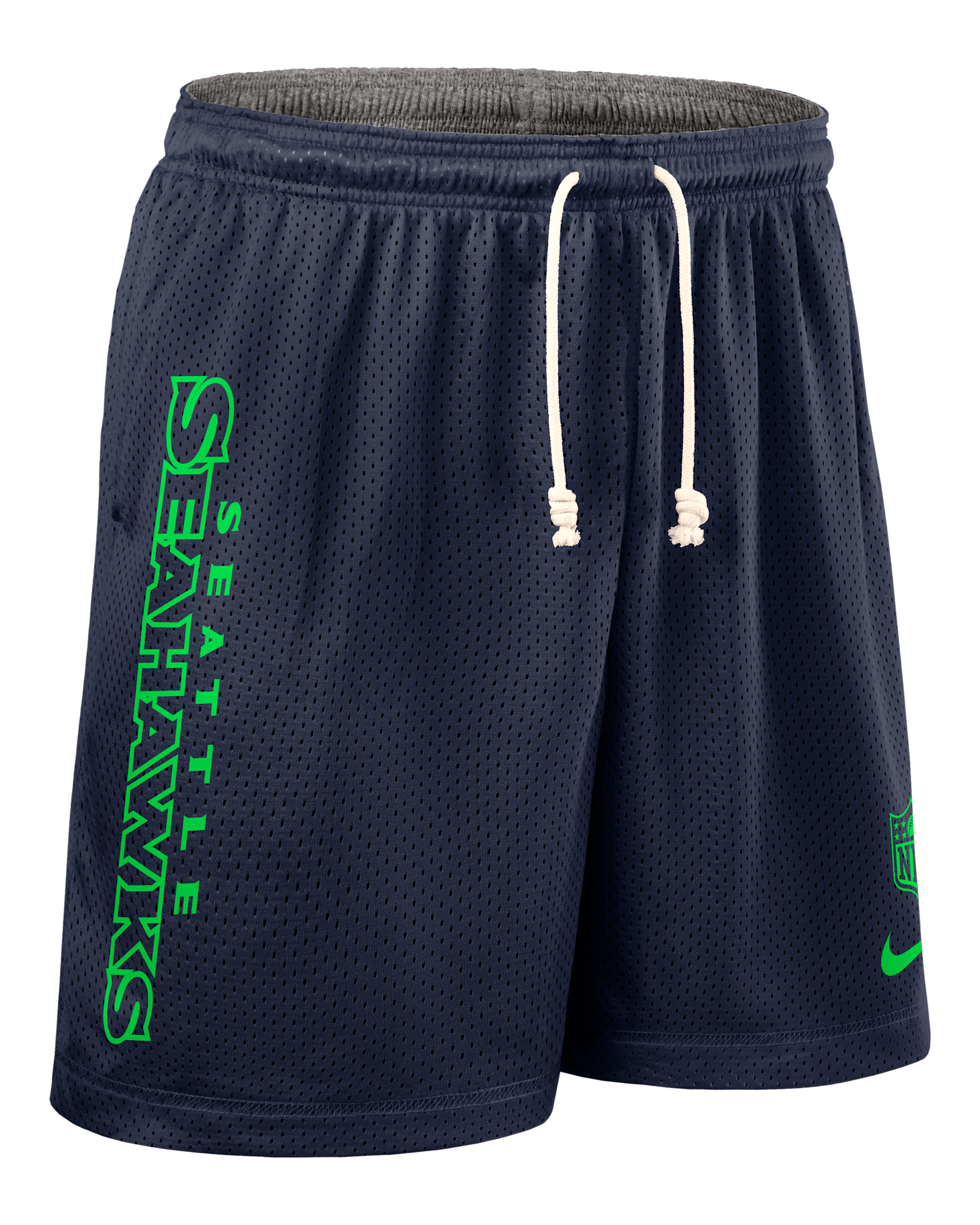 Seattle Seahawks Sideline Reversible Men’s Nike Dri-FIT NFL Shorts - Navy